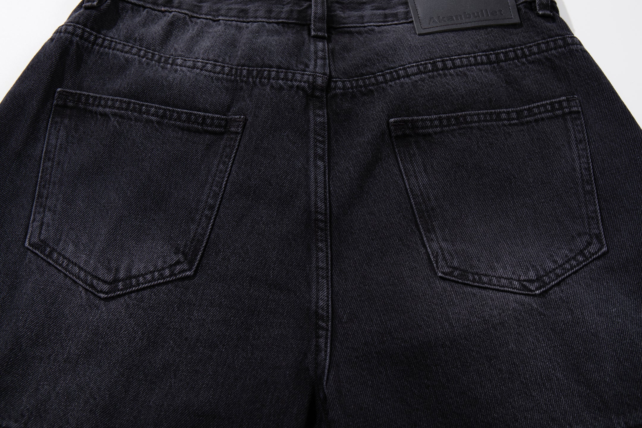 Omirad Split-Panel Utility Wide-Leg Jeans | Dark Wash
