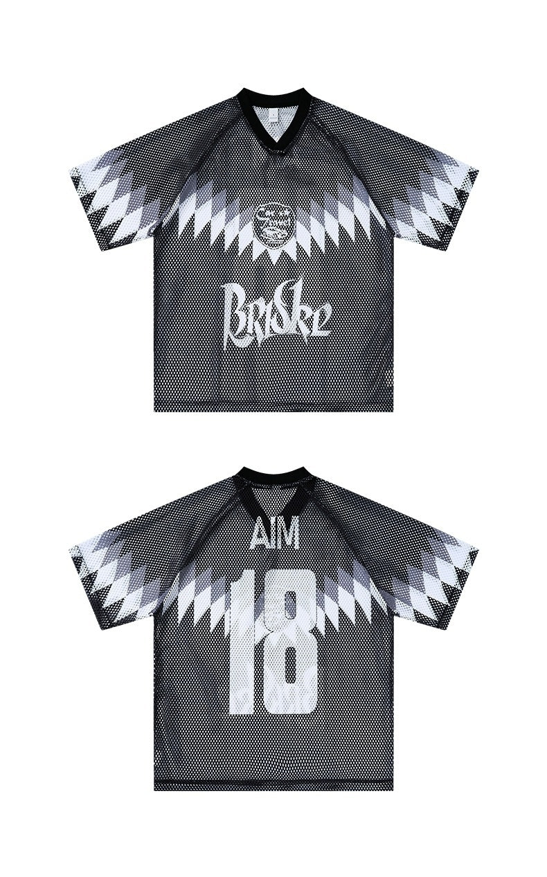 Omirad AIM 18 Mesh Jersey T-Shirt | Streetwear Soccer Top