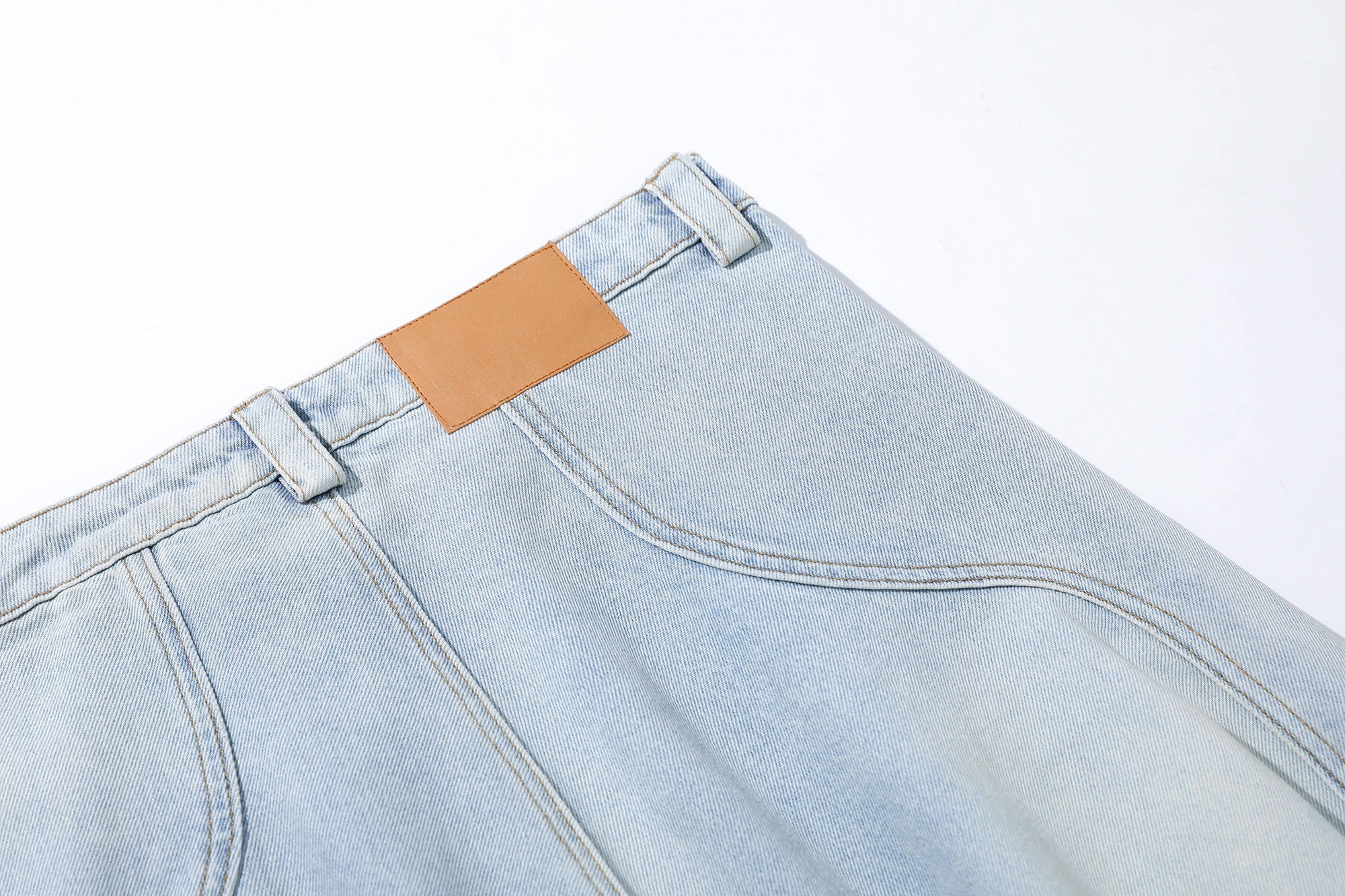 Omirad Ice Fade Panel Denim | Wide-Leg Balloon Fit Jeans
