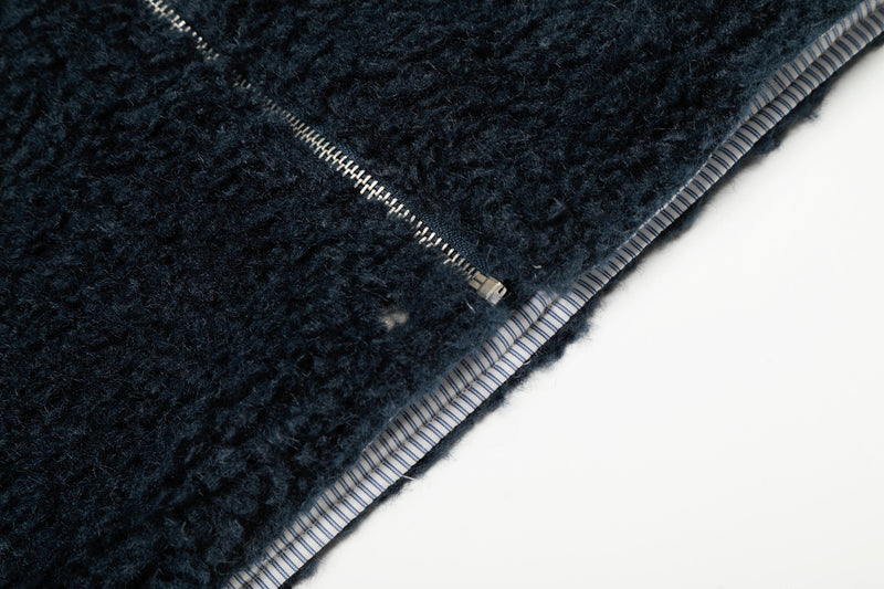 Reversible Sherpa & Striped Corduroy Jacket | Cropped Fit