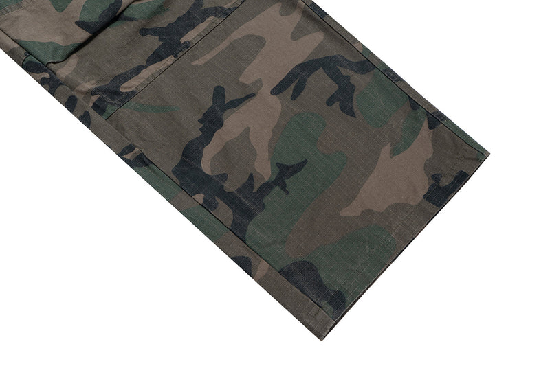 Omirad Double-Waist Camo Cargo Pants | Wide Leg Streetwear