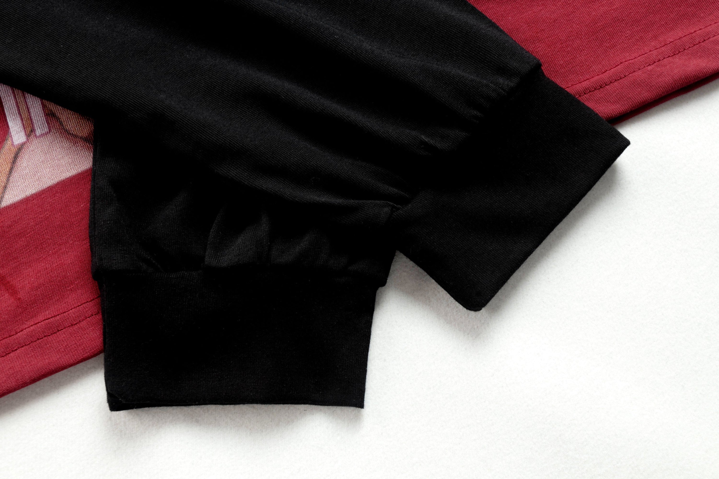 Anime Graphic Raglan Long Sleeve Tee | Streetwear Cotton Top