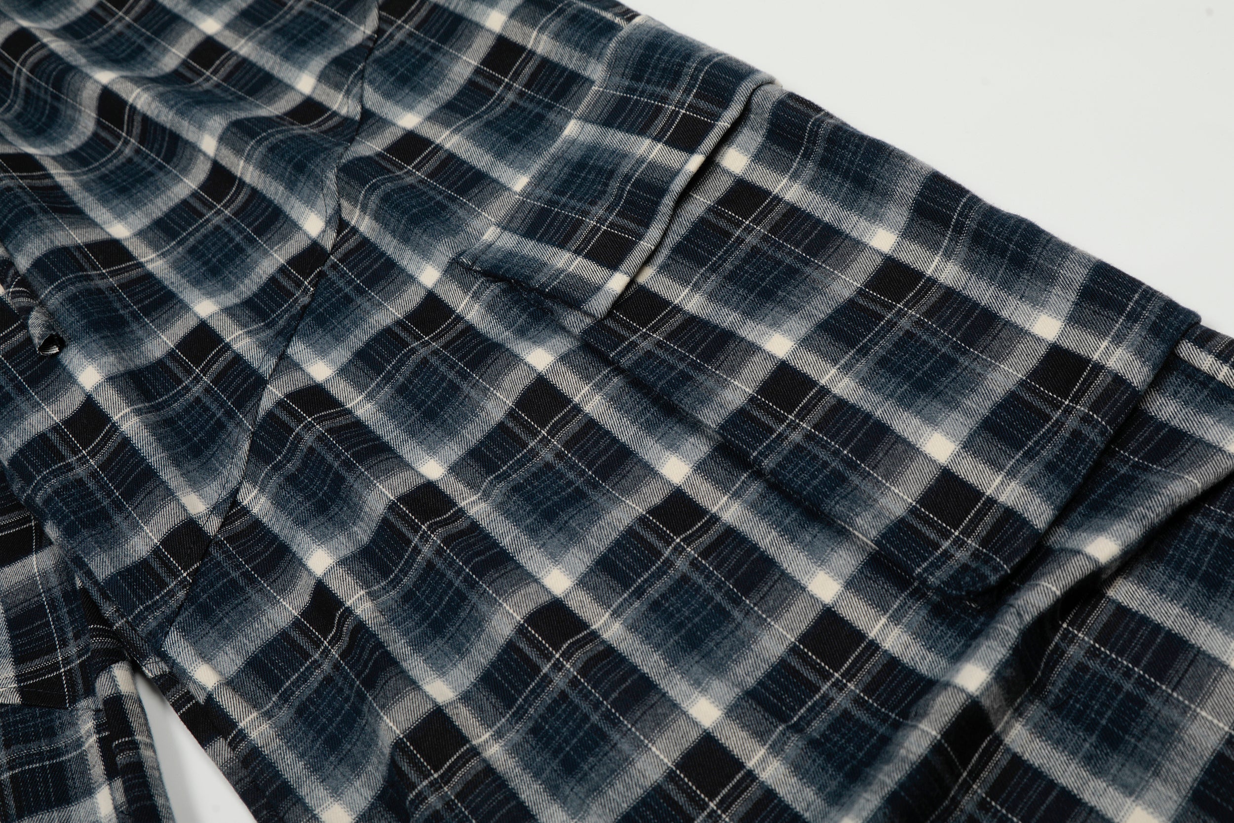 Plaid Cargo Wide-Leg Pants | Patchwork Streetwear Trousers