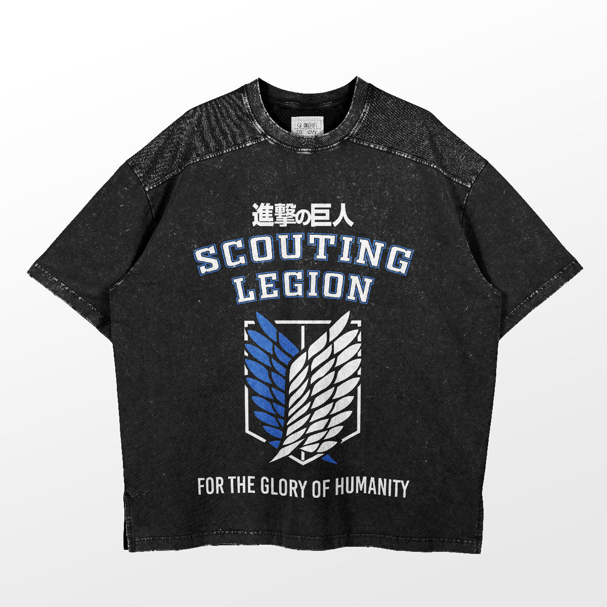 Elite Scout Emblem T Shirt For Anime And Action Fans Bold Military Inspired Design