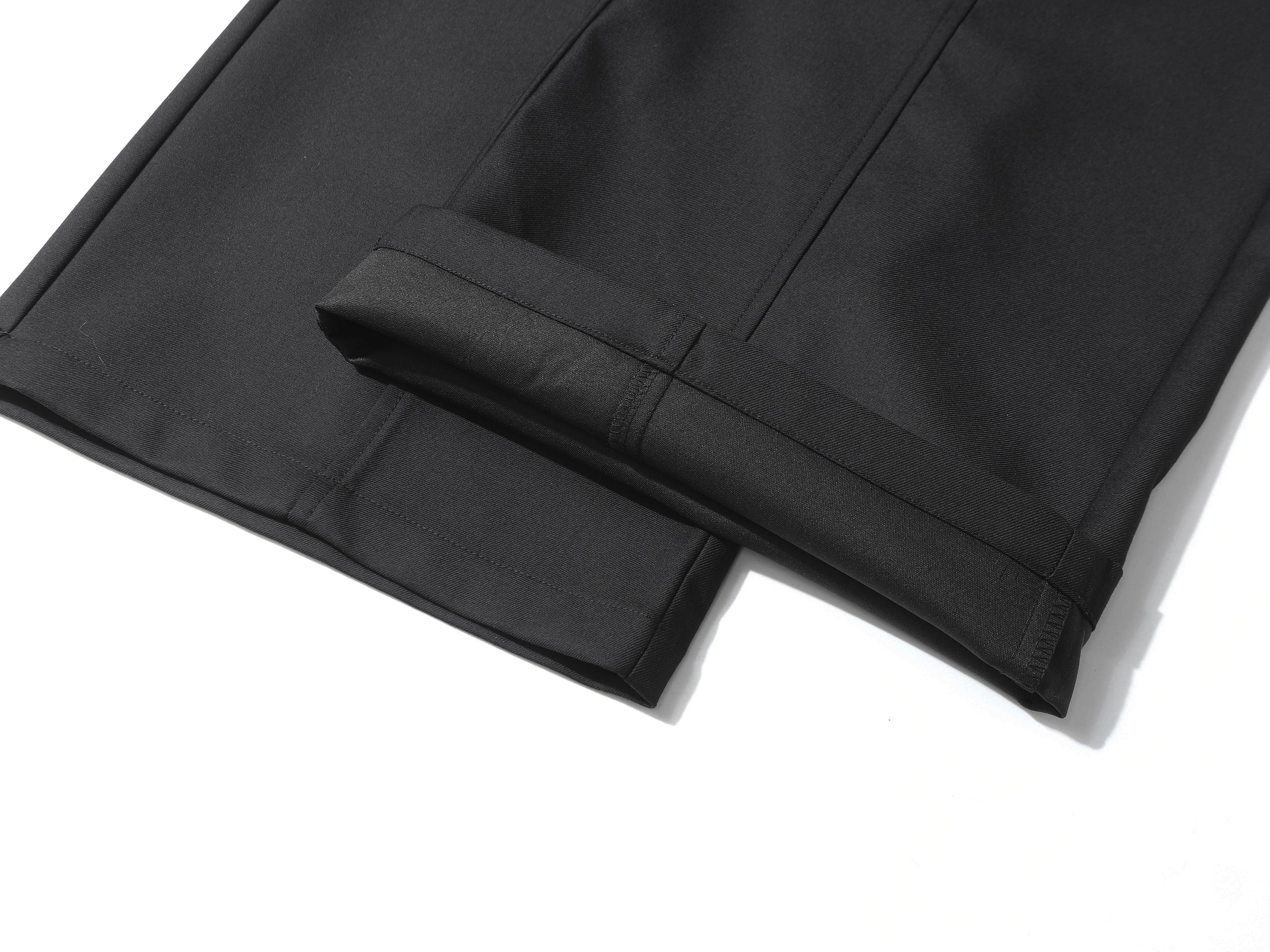 Wide-Leg Button-Front Trousers | Nautical Sailor Style