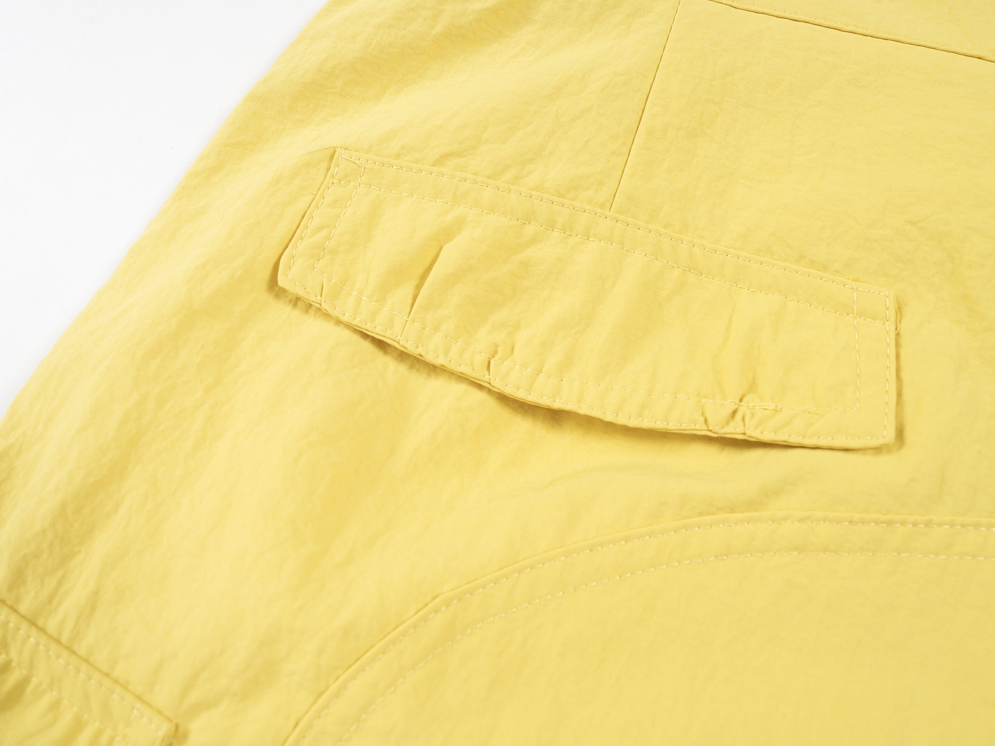 Wide-Leg Nylon Cargo Pants | Y2K Street Style