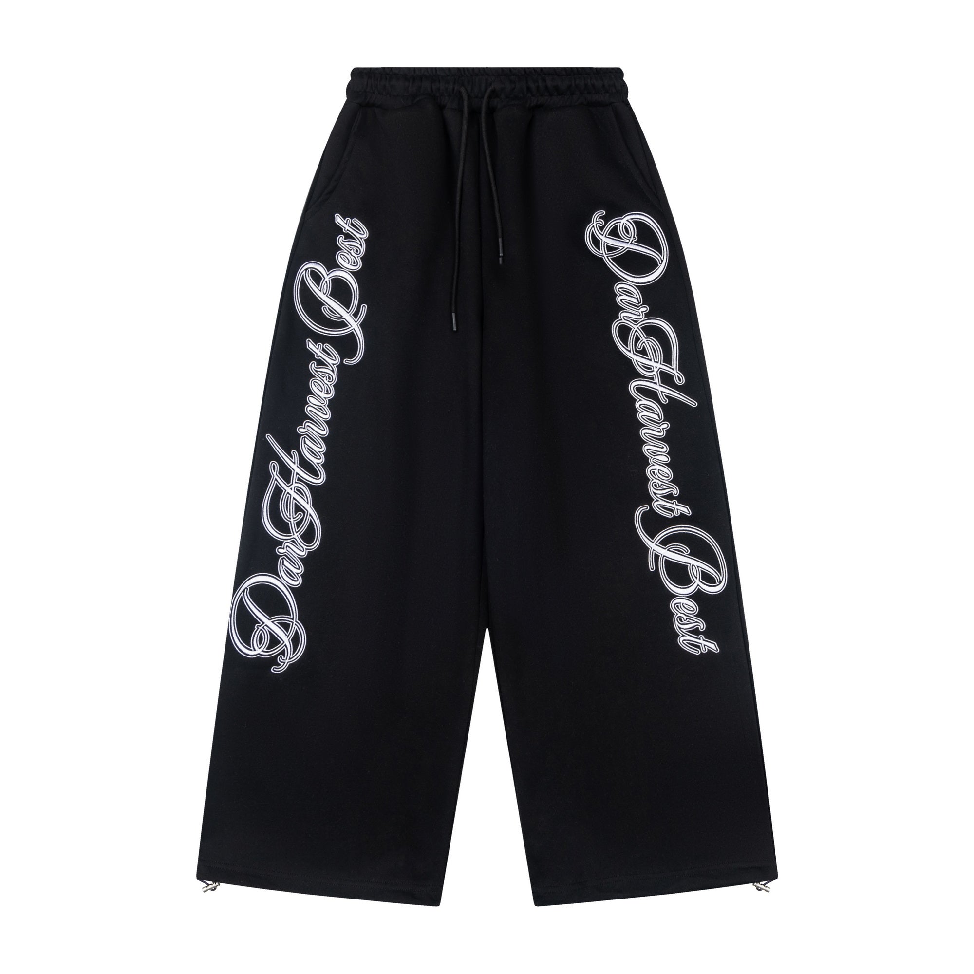 Script Logo Wide-Leg Sweatpants | Streetwear Joggers