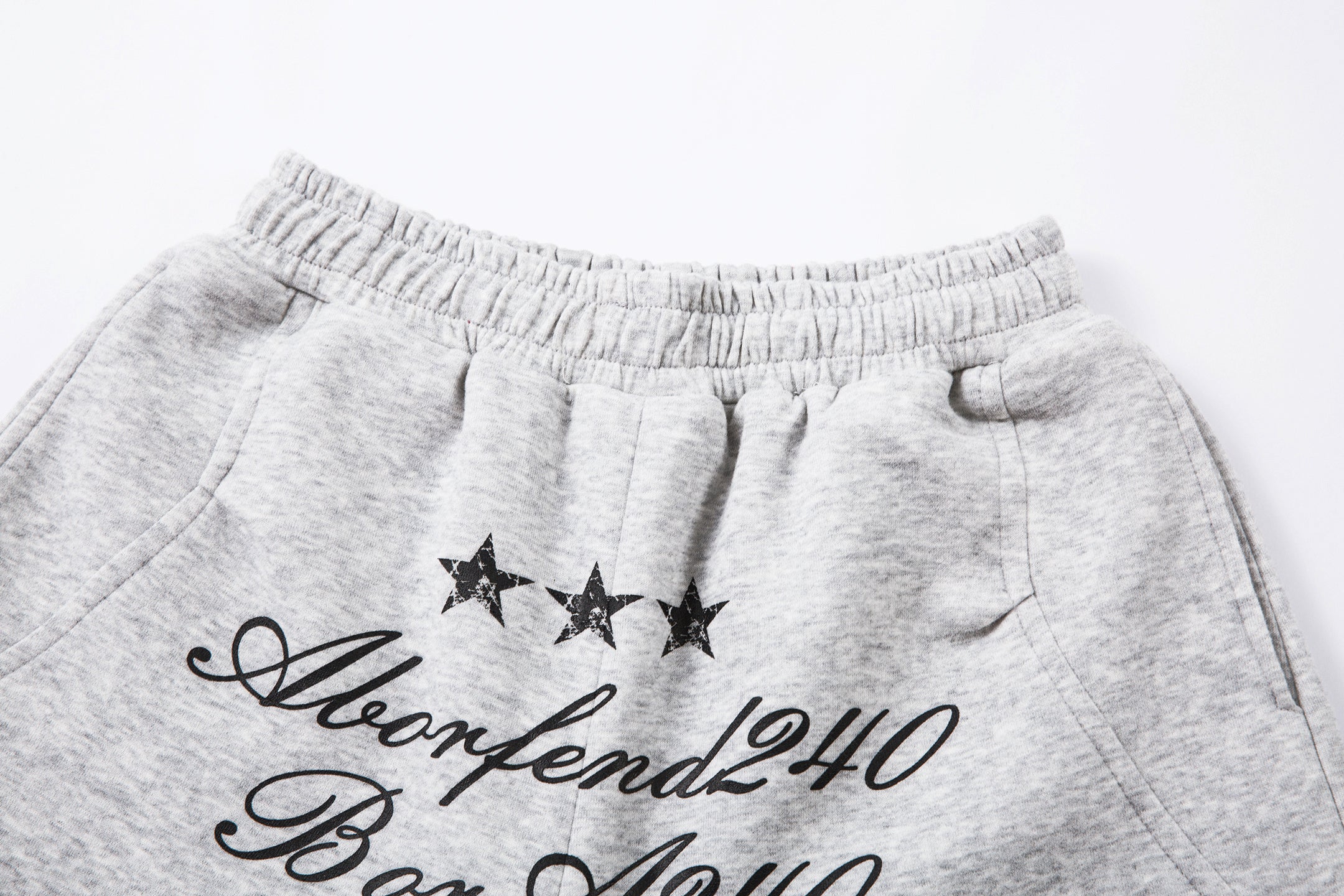 Omirad Embroidered Multi-Pocket Wide-Leg Cargo Sweatpants