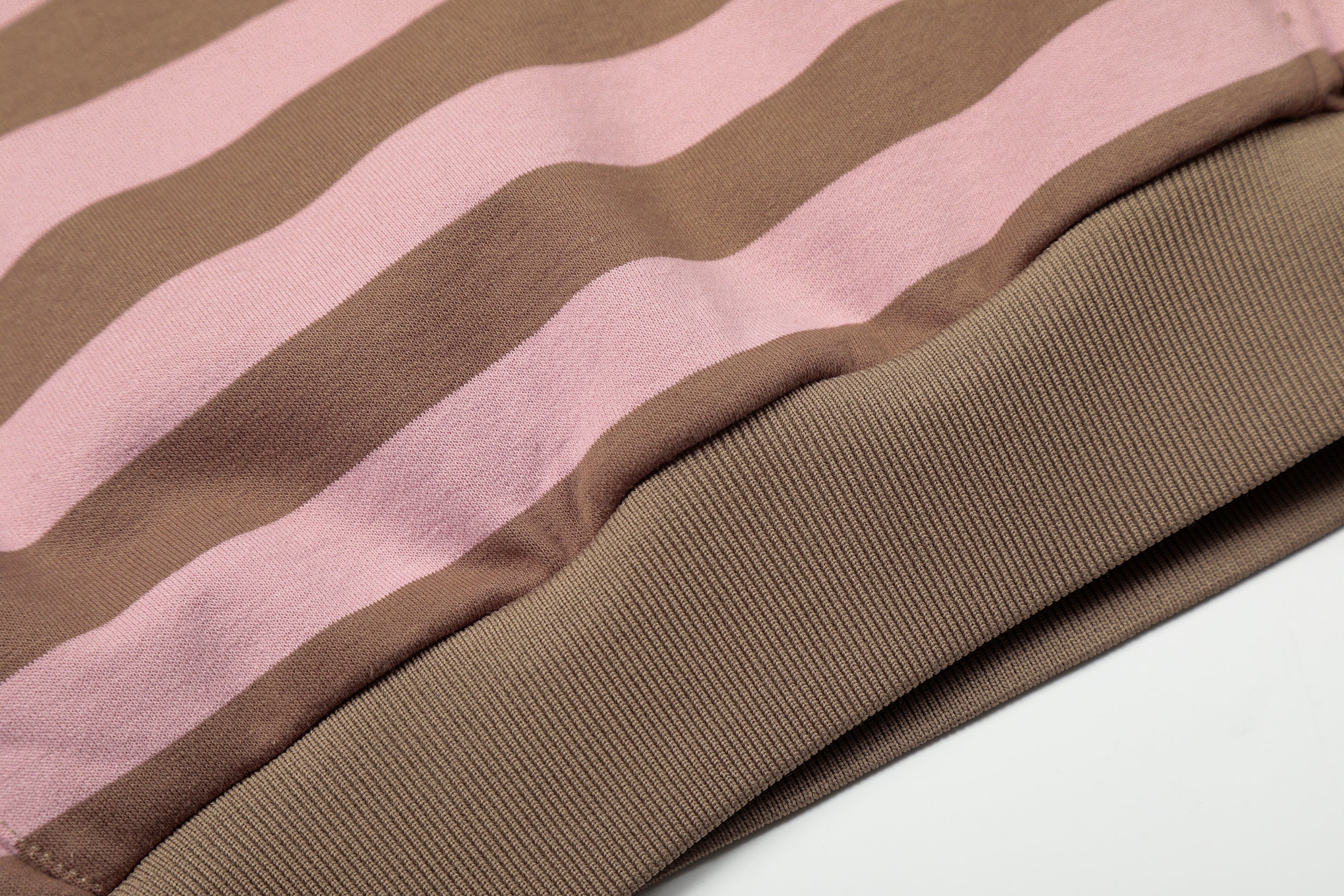 Striped Rugby Polo Hoodie | Contrast Hood Streetwear