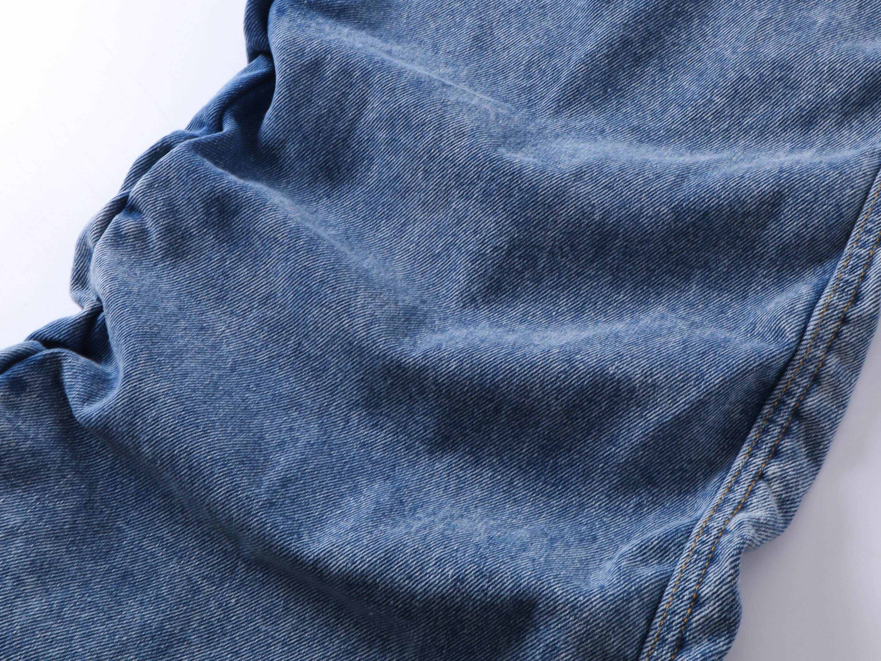 Stacked Vintage Washed Denim Jeans | Wide Leg Streetwear