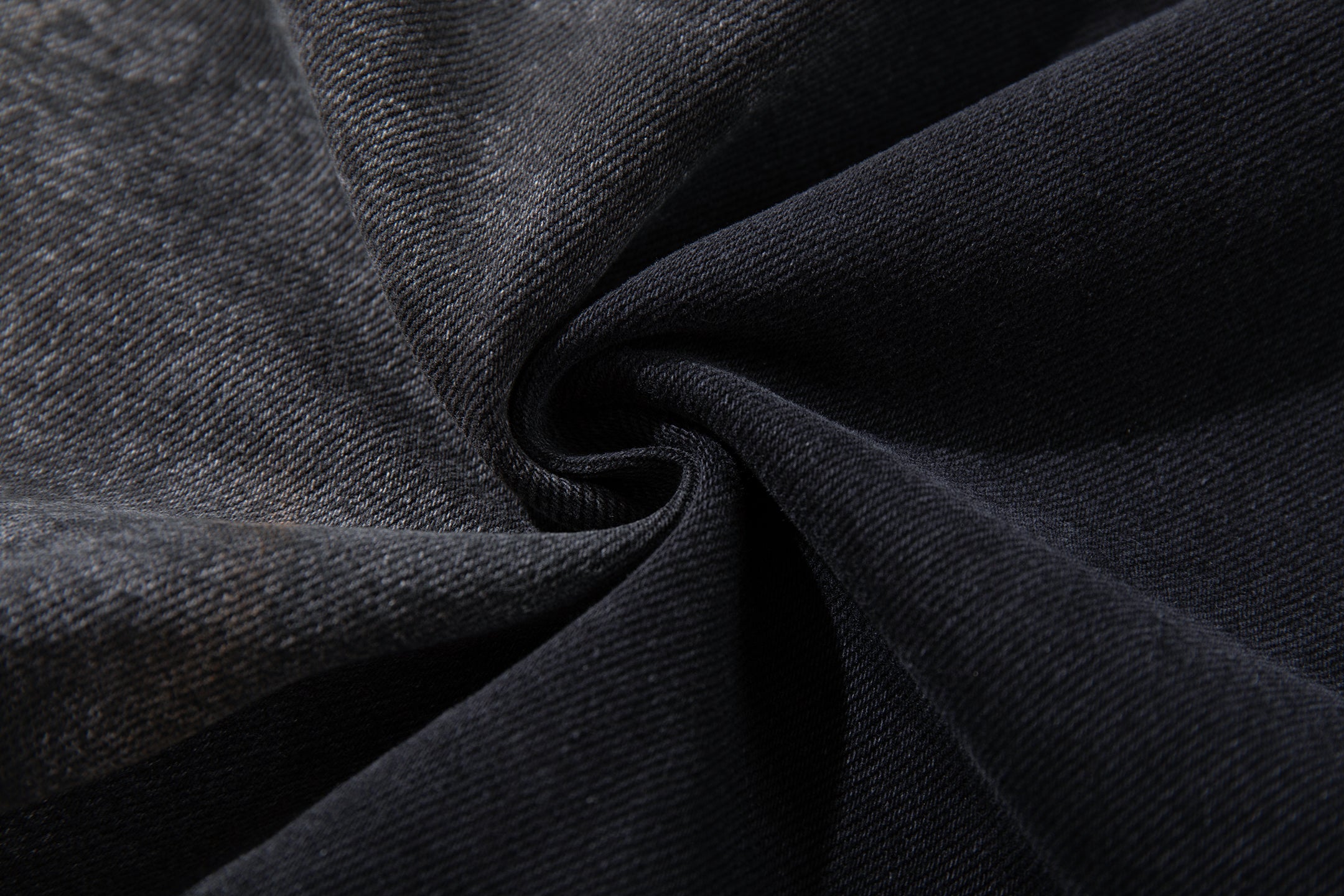 Omirad Smoke-Texture Wide-Leg Jeans | Dark Washed Denim