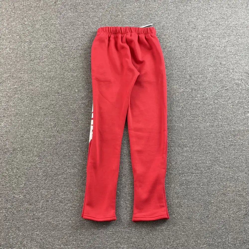 Syna World Red Letter Print Drawstring Jogger Pants