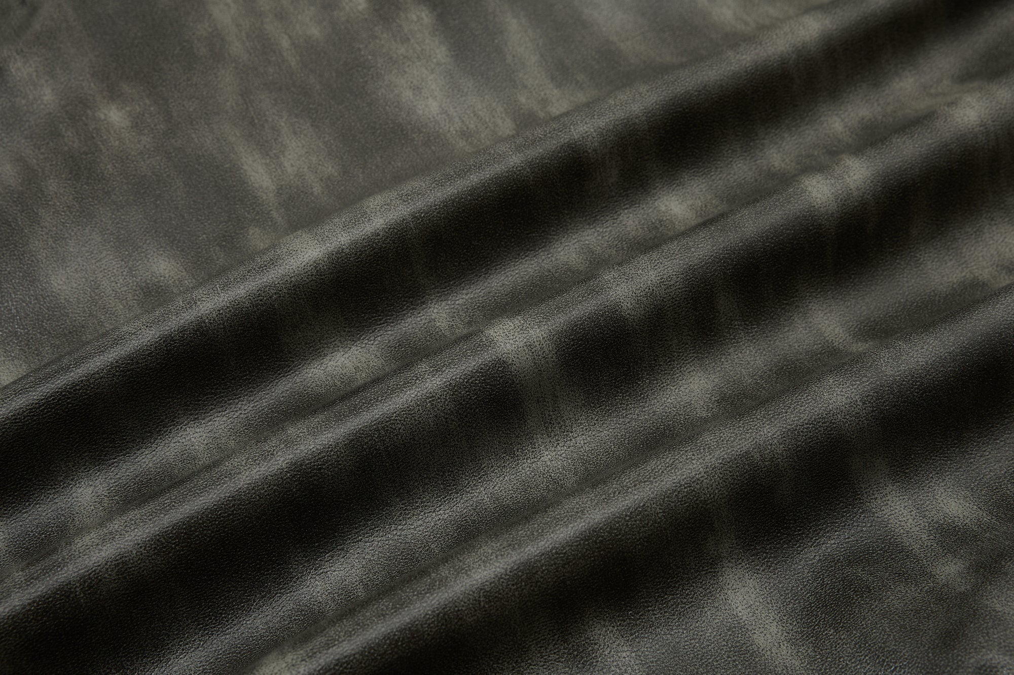 Omirad Faux Leather Bomber Jacket with Faux Fur Collar