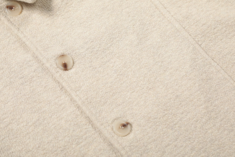 Omirad Belted Cropped Jacket | Structured Cotton Outerwear