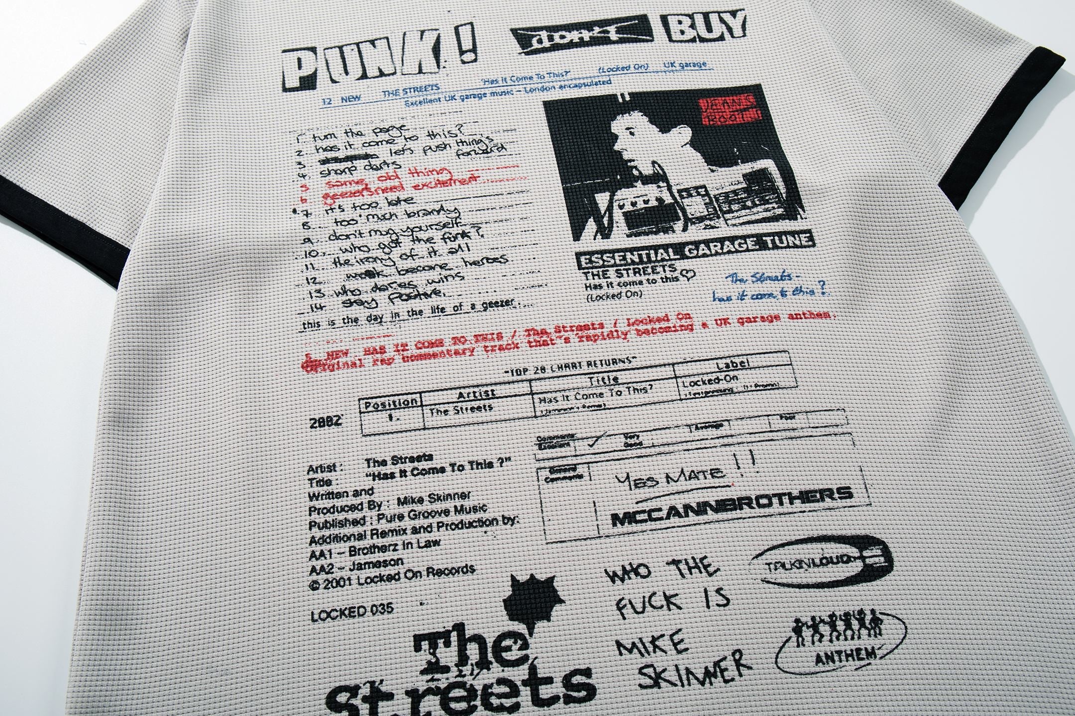 Punk Editorial Collage Graphic T-Shirt | Retro Streetwear