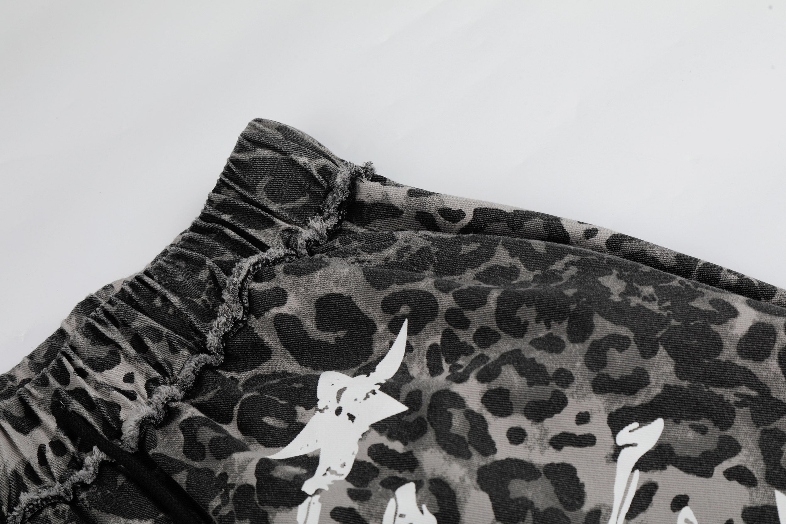 Omirad Leopard Skull Wide-Leg Pants | Y2K Streetwear