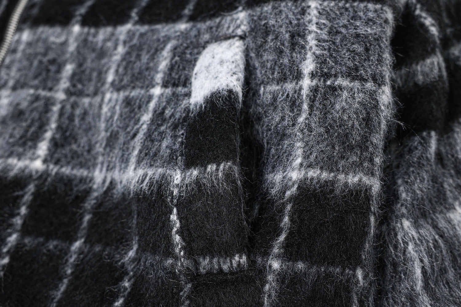 Omirad Fur-Hood Plaid Bomber Jacket | Winter Streetwear
