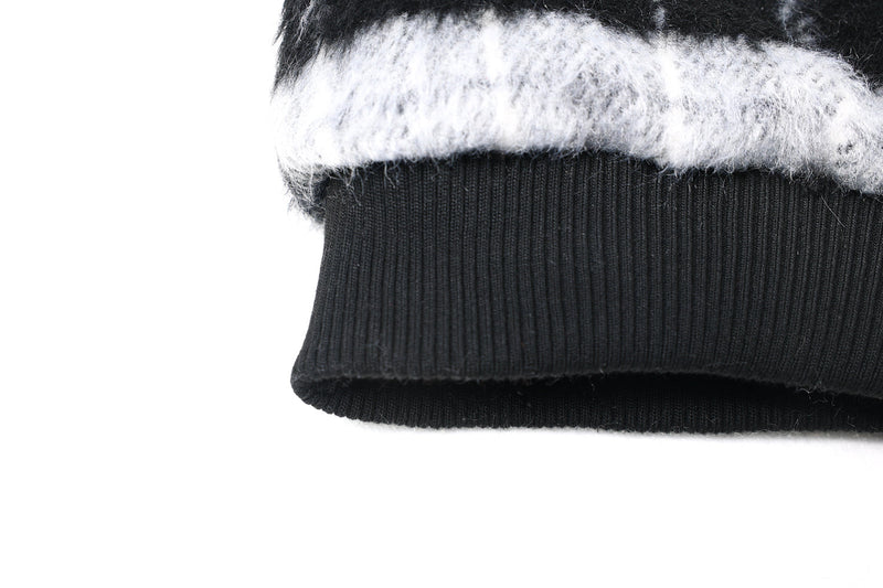 Omirad Fur-Hood Plaid Bomber Jacket | Winter Streetwear