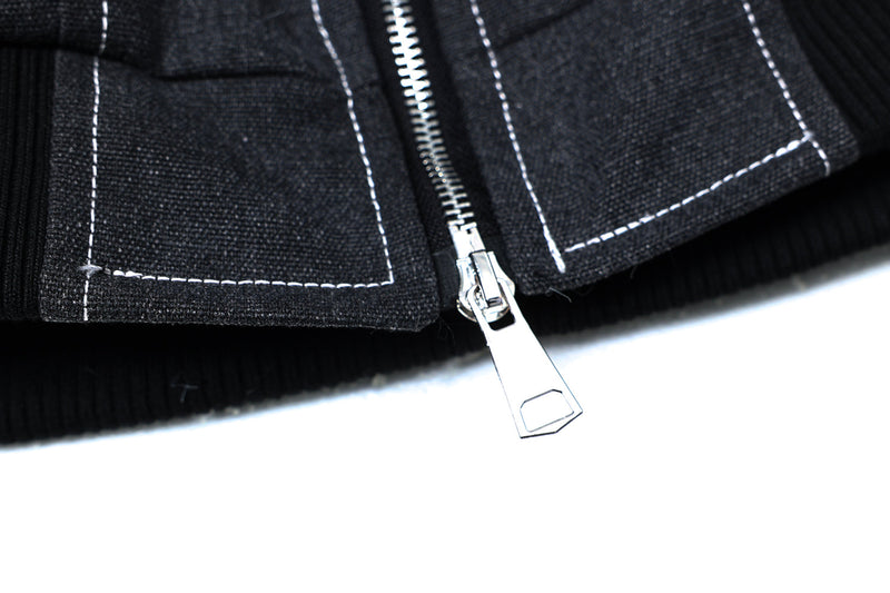 Omirad Fur-Hood Sculpted Bomber Jacket | Winter Streetwear
