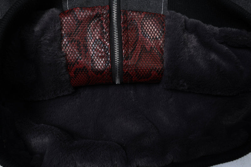 Omirad Fur-Hood Sculpted Bomber Jacket | Winter Streetwear