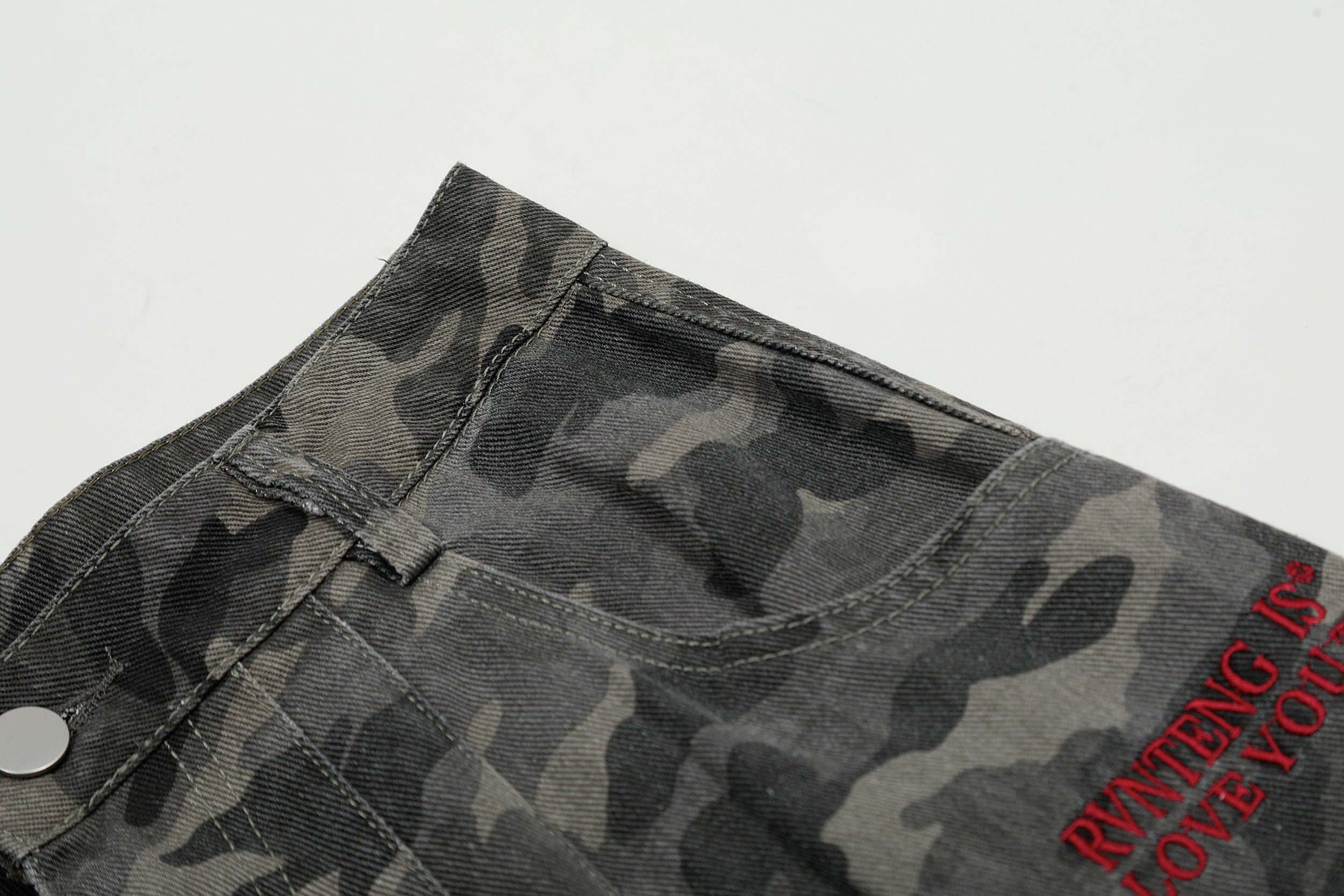 Omirad Camo Wide-Leg Cargo Shorts | Streetwear Baggy Fit