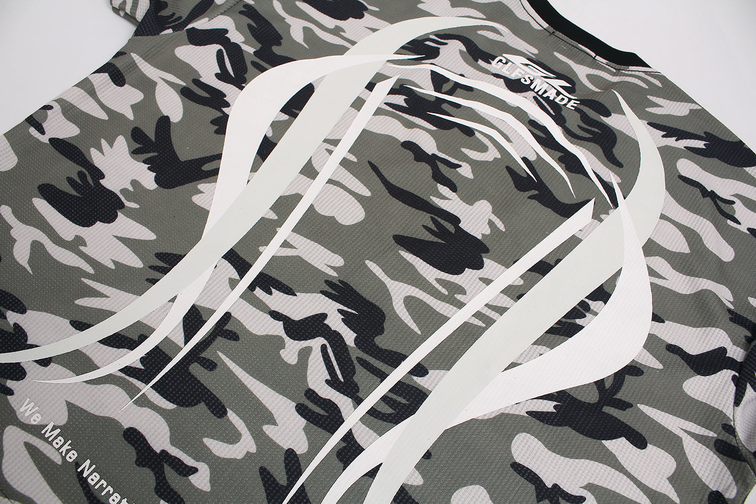 Omirad Camo Tech Waffle Long Sleeve | Streetwear Top