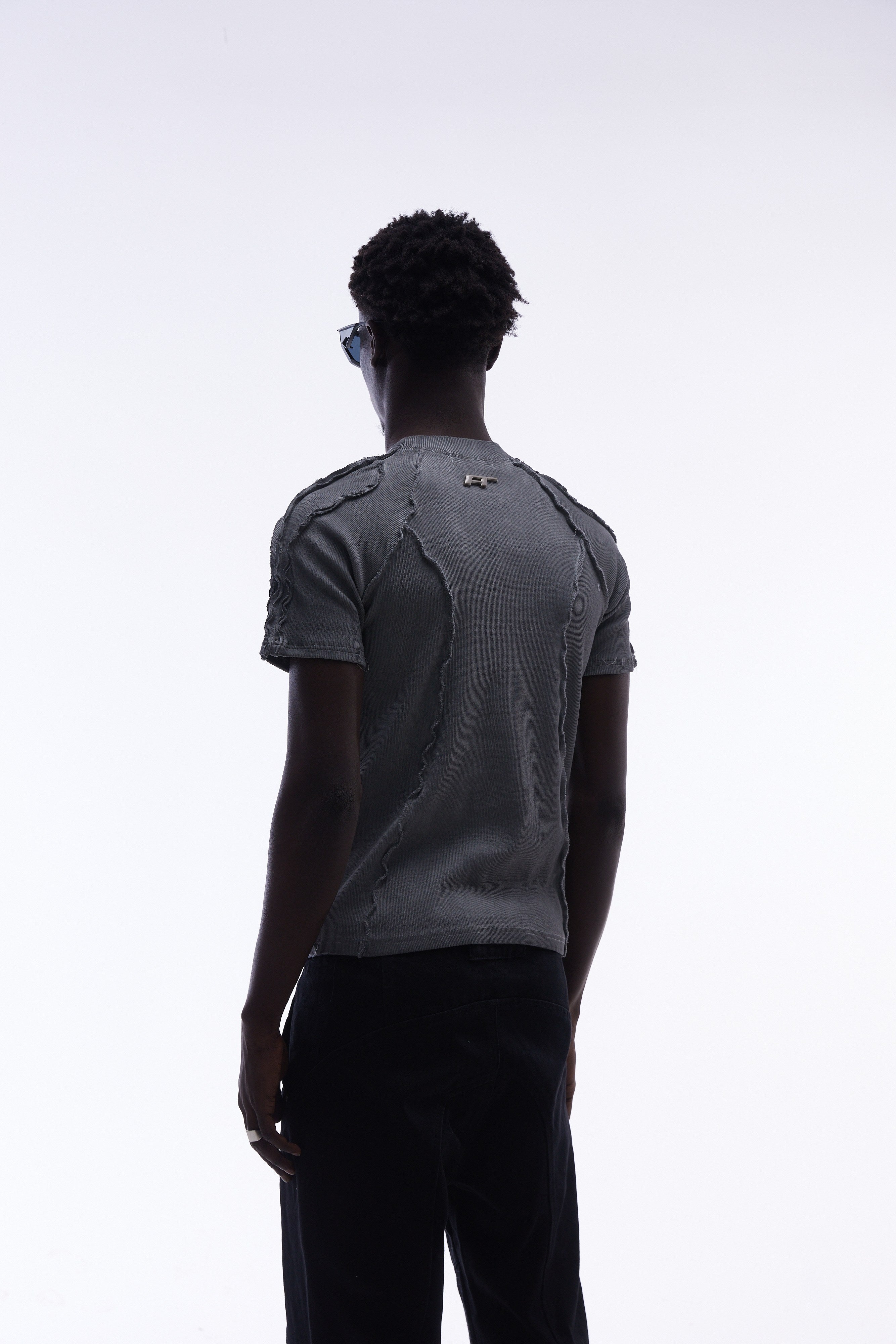 Omirad Raw Seam Compression Tee | Deconstructed Streetwear