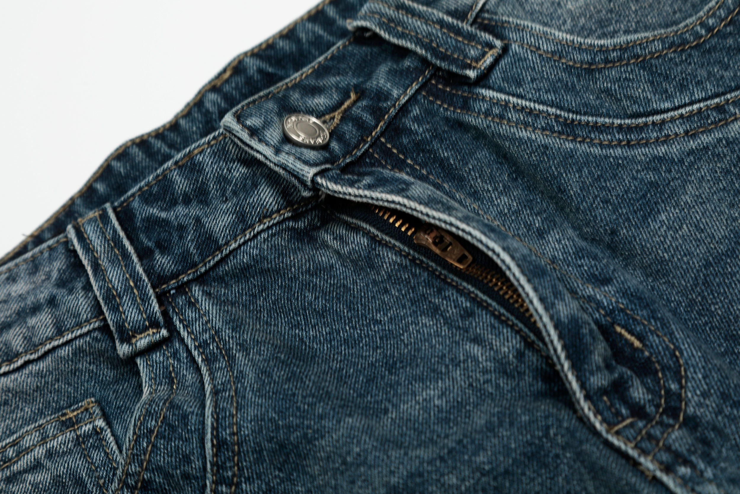 Omirad Studded Wide-Leg Denim Shorts | Vintage Wash Jorts