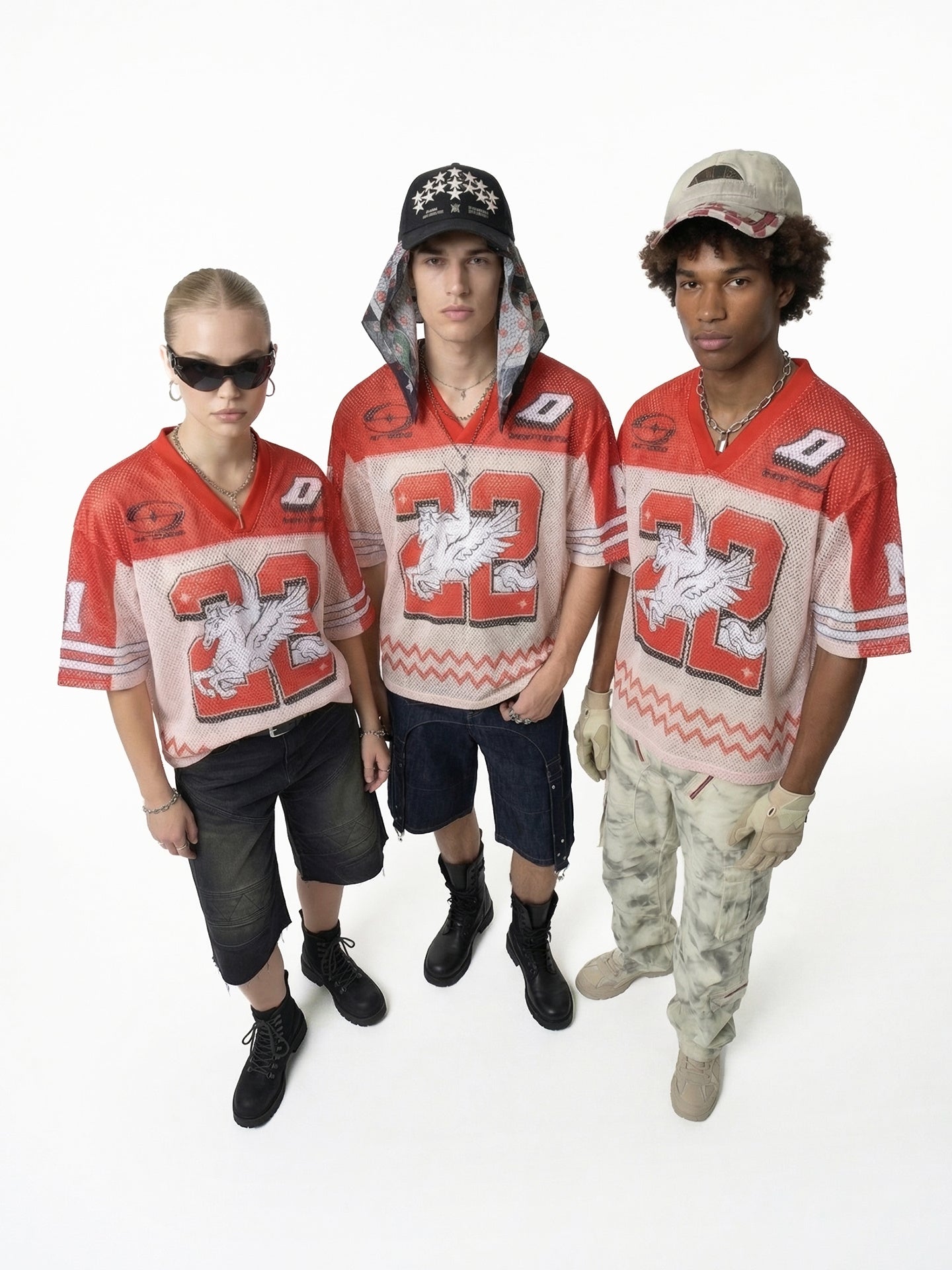 Omirad Noble Sun 22 Mesh Jersey T-Shirt | Streetwear
