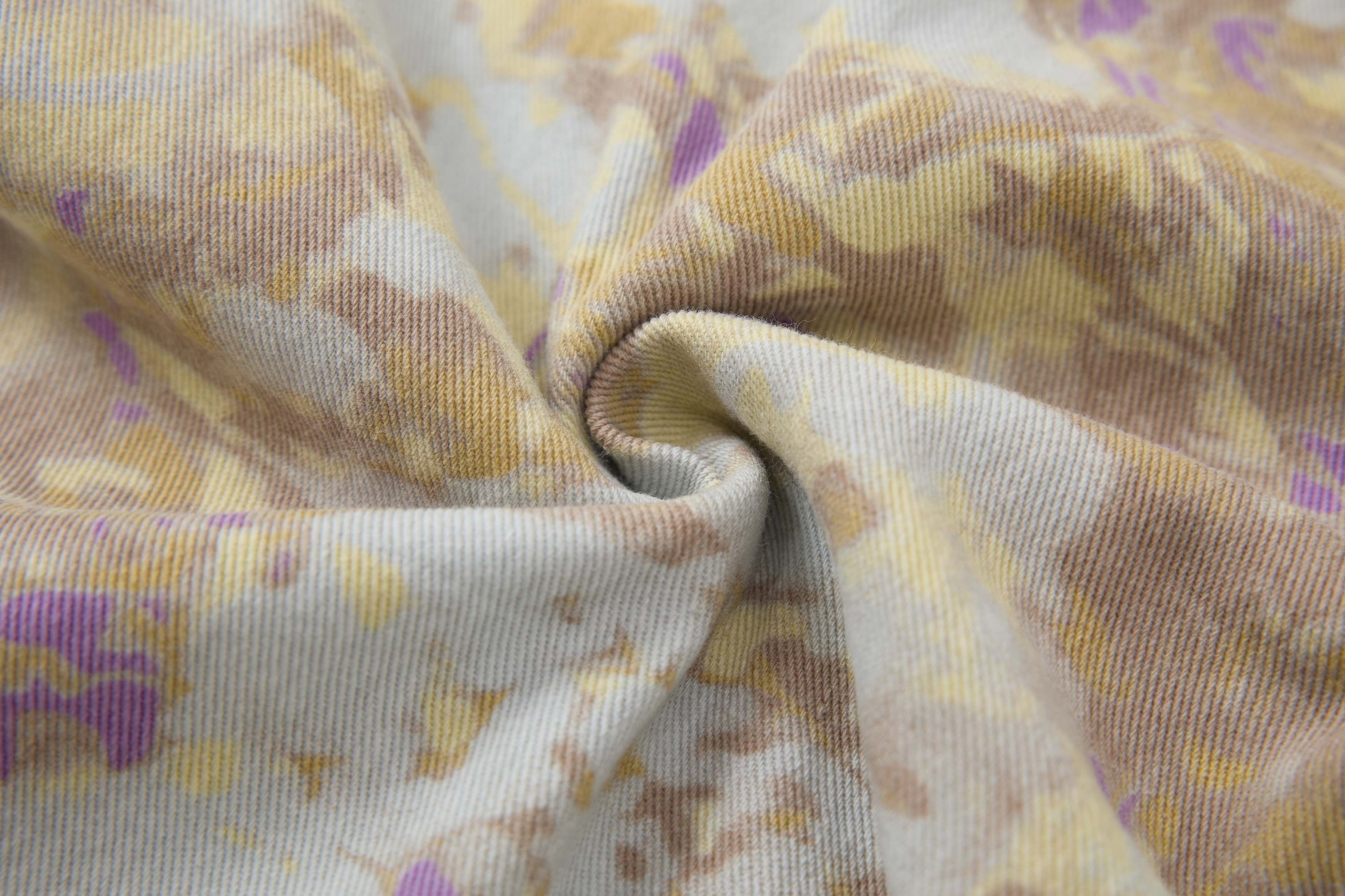 Abstract Camo Wide-Leg Cargo Pants | 100% Cotton