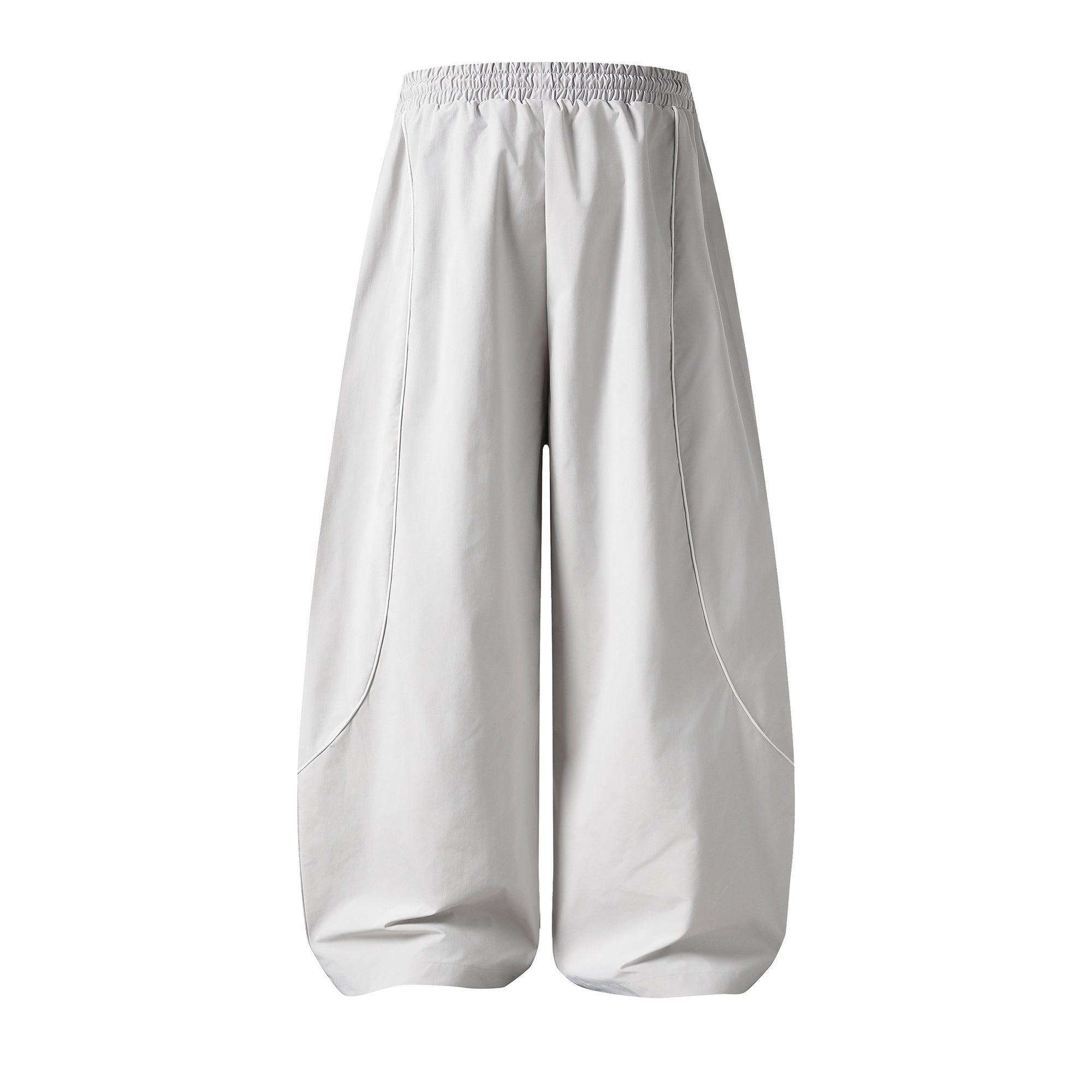 Contrast Panel Wide-Leg Track Pants | Streetwear Style