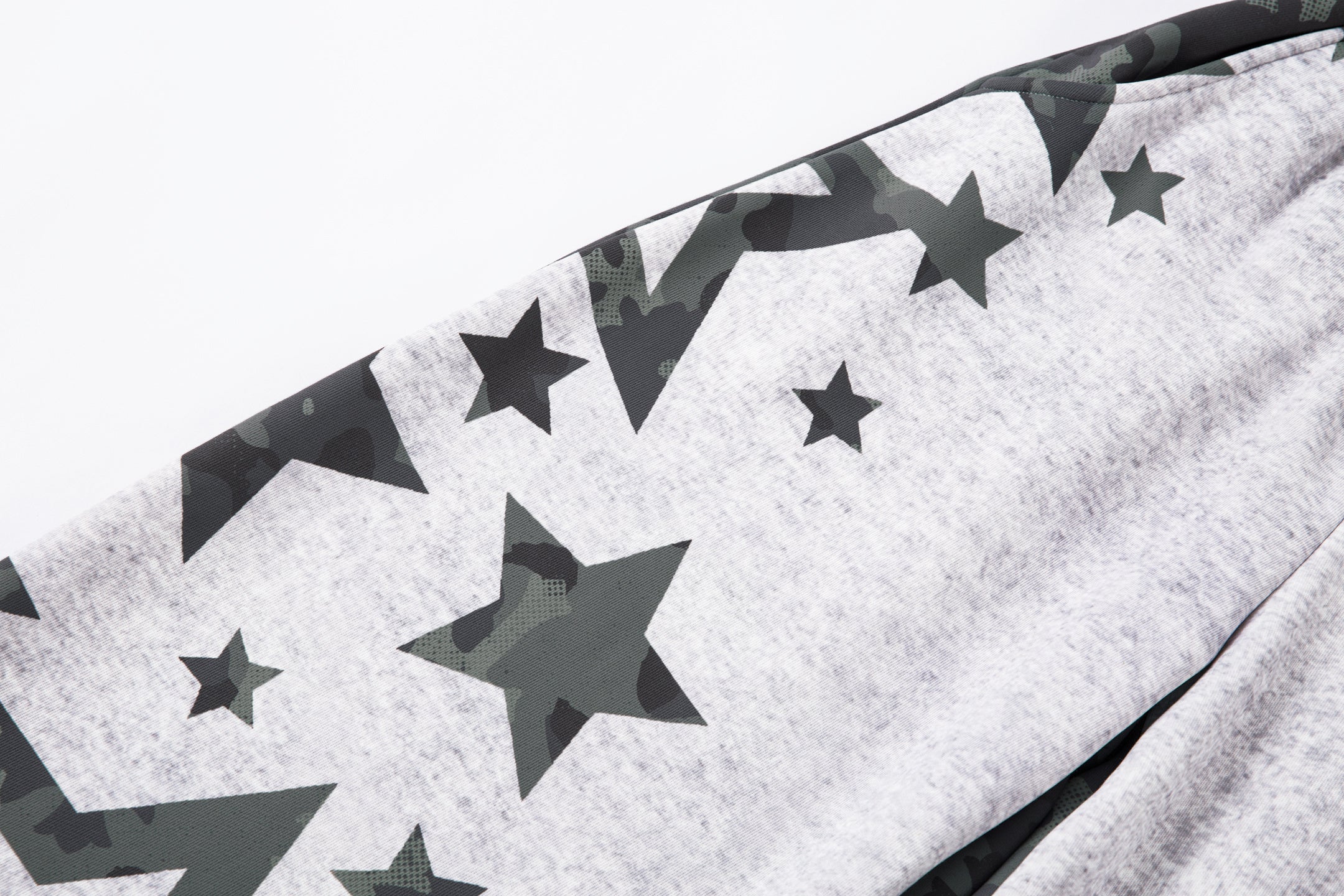 Camo Star Wide-Leg Sweatpants | Street Style Baggy Pants