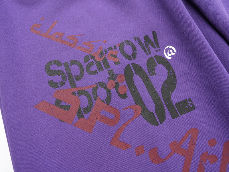 Graffiti Graphic Wide-Leg Sweatpants | Y2K Street Style