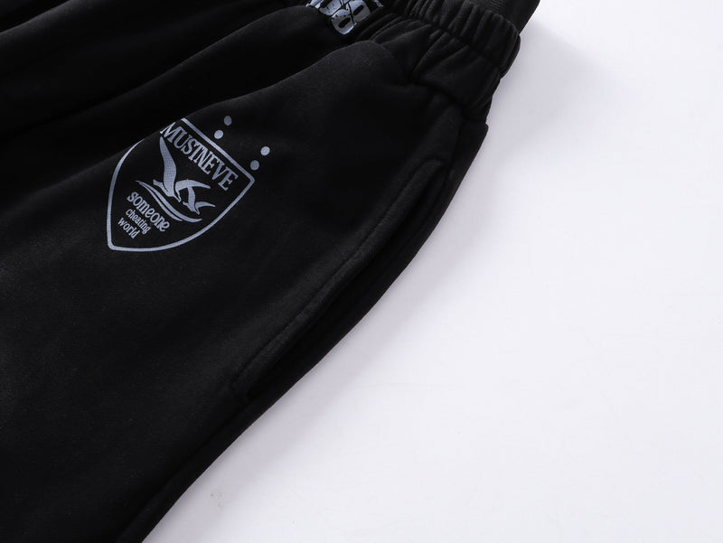 Distressed Wide-Leg Sweatpants | Washed Streetwear Joggers