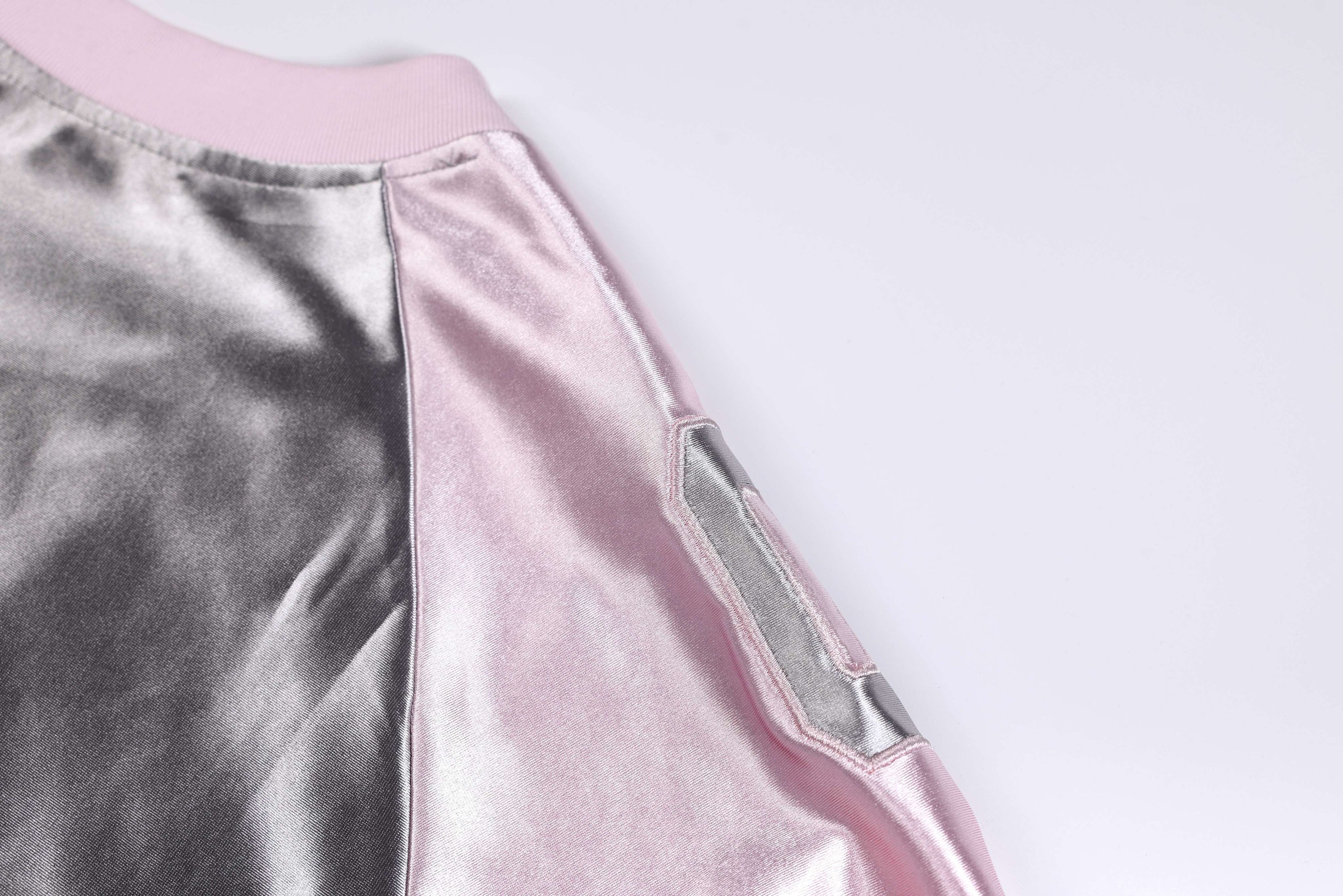 RHNDE Metallic Varsity Jersey Tee | Oversized Y2K Football Shirt