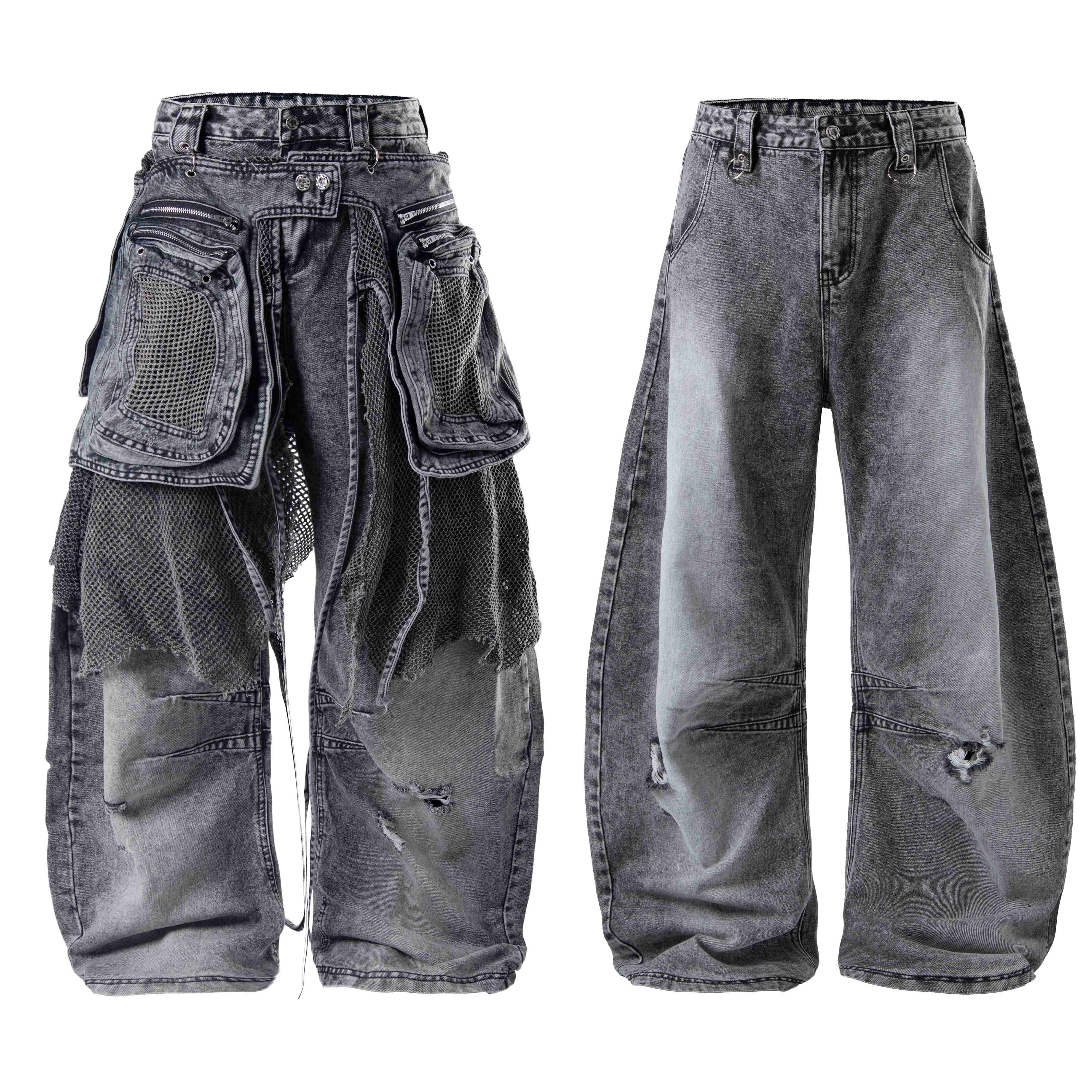 ISOxANACHRONORM WashedDenim BaggyPants ISOxANACHRONORM WashedDenim