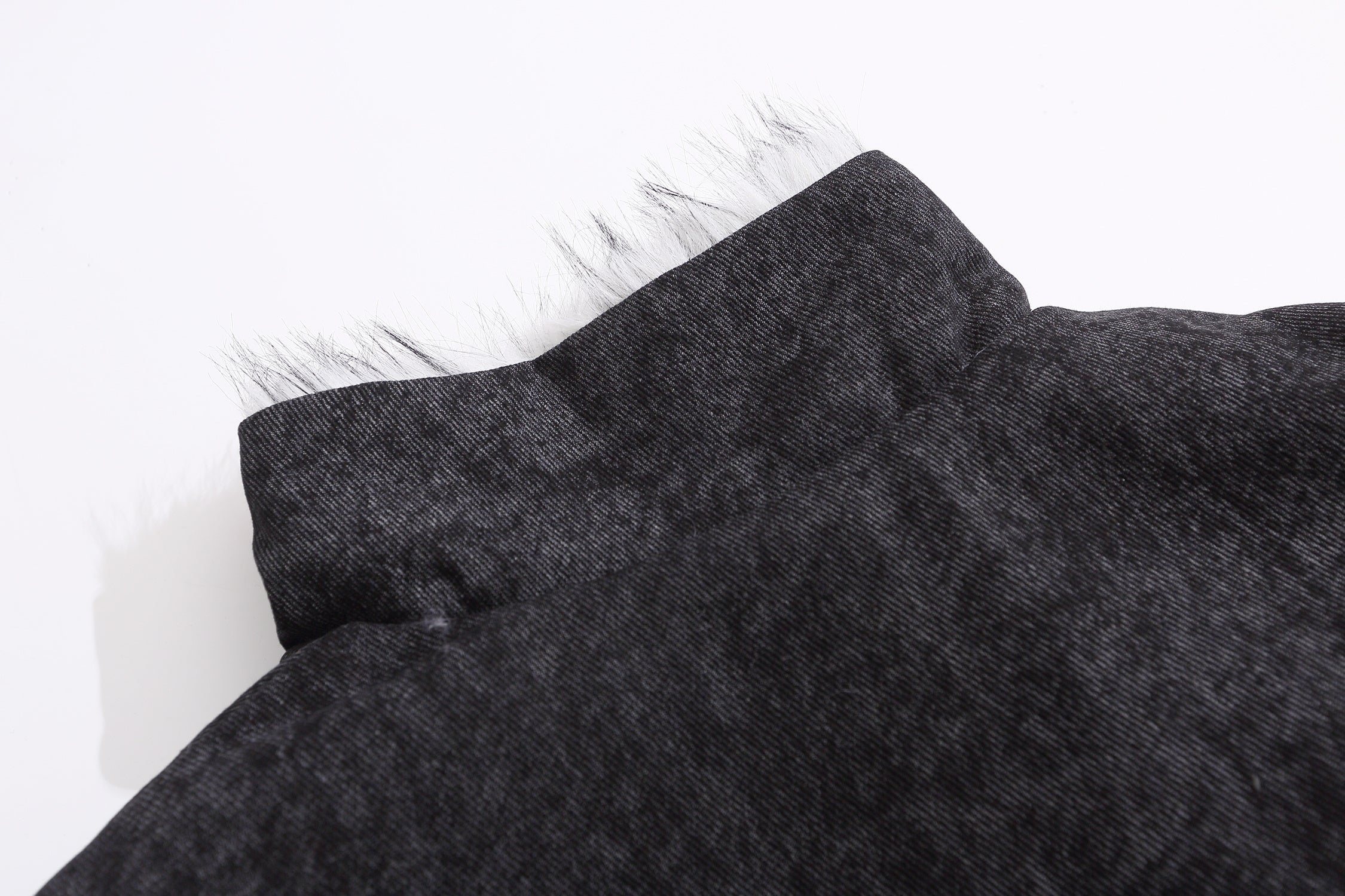 Omirad Vintage Toggle Cotton Jacket | Faux Fur Collar