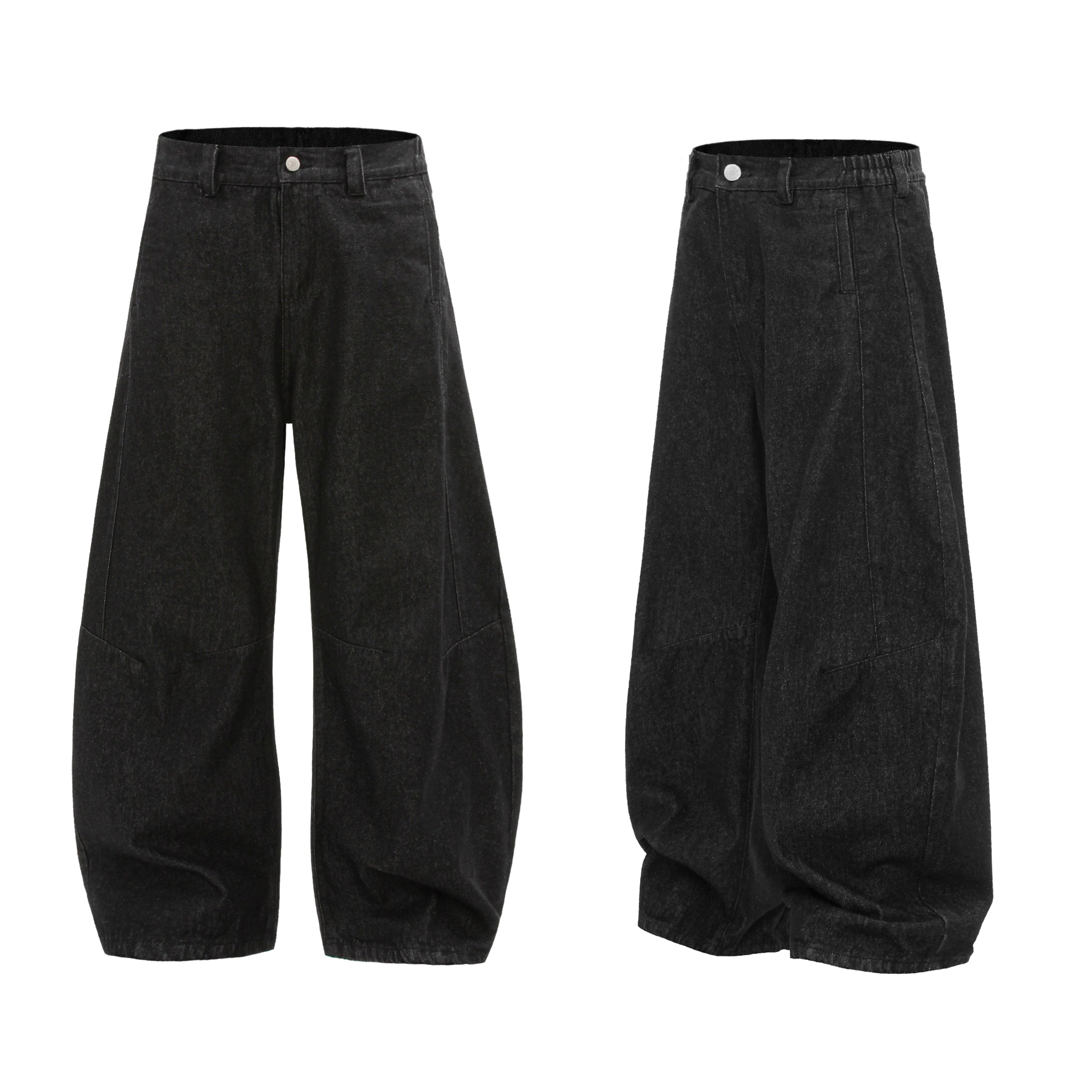 Omirad Sculpted Wide Leg Balloon Pants | 100% Cotton