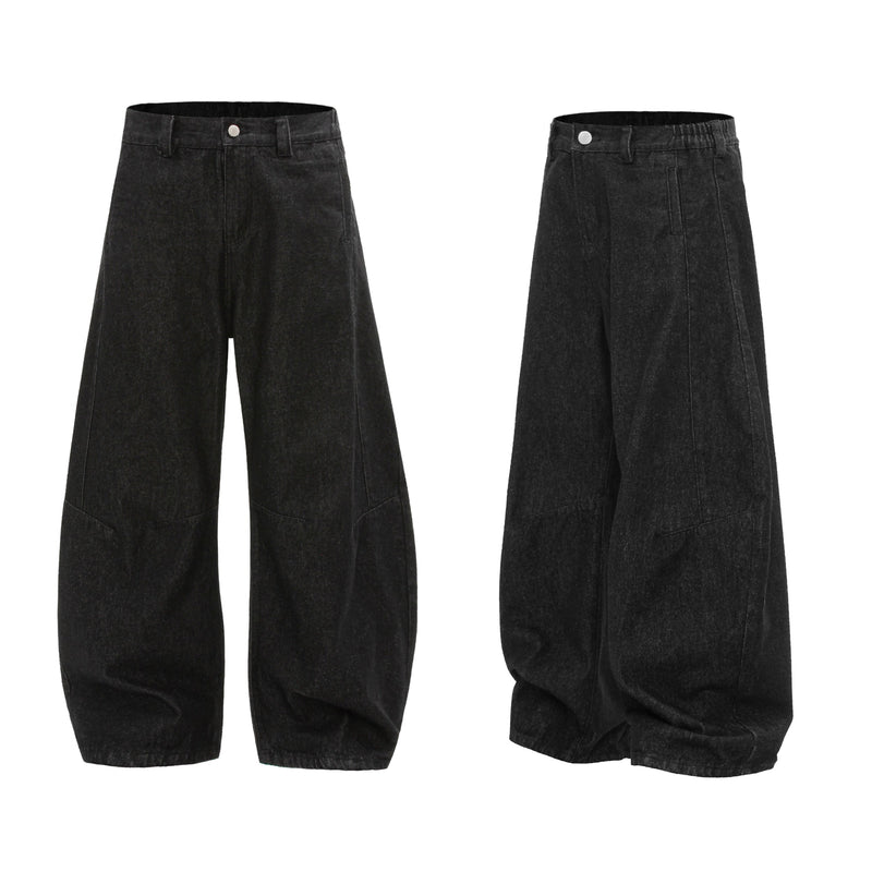 Omirad Sculpted Wide Leg Balloon Pants | 100% Cotton