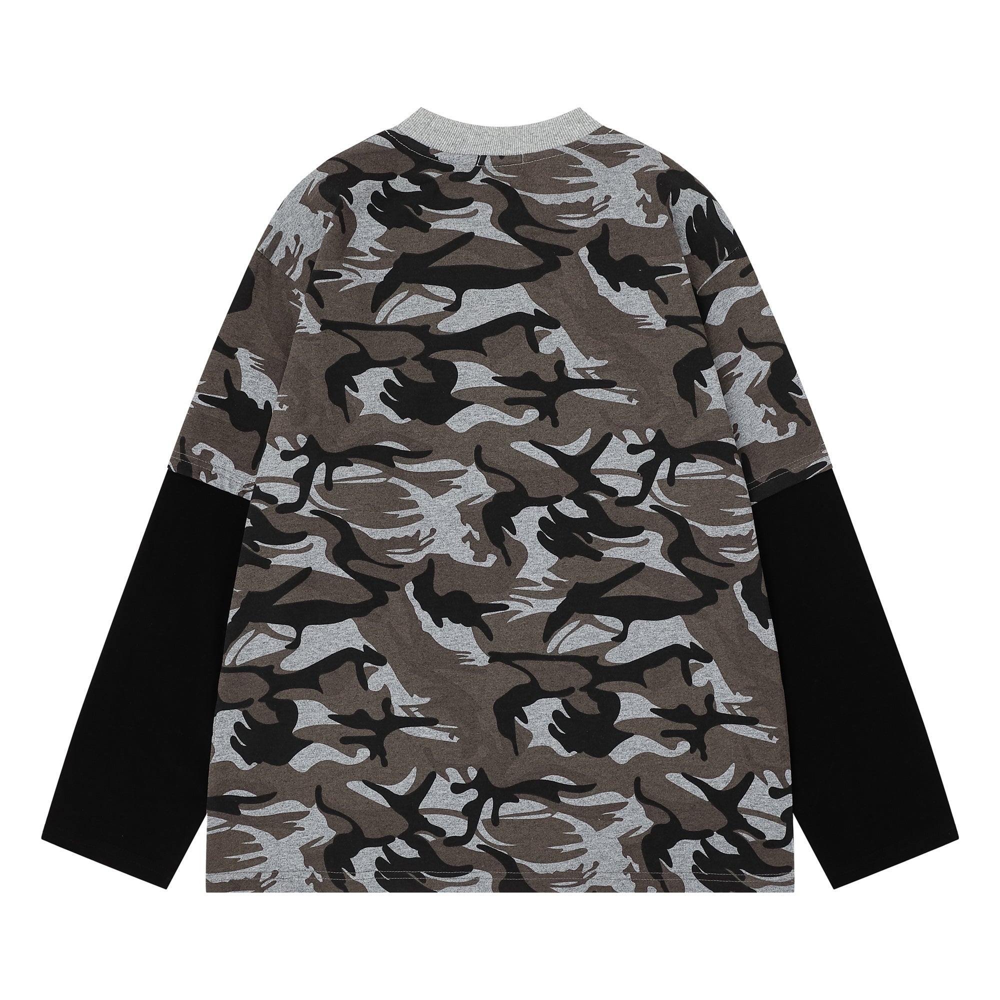 Assemble Layered Camo Long Sleeve Tee | Street Style