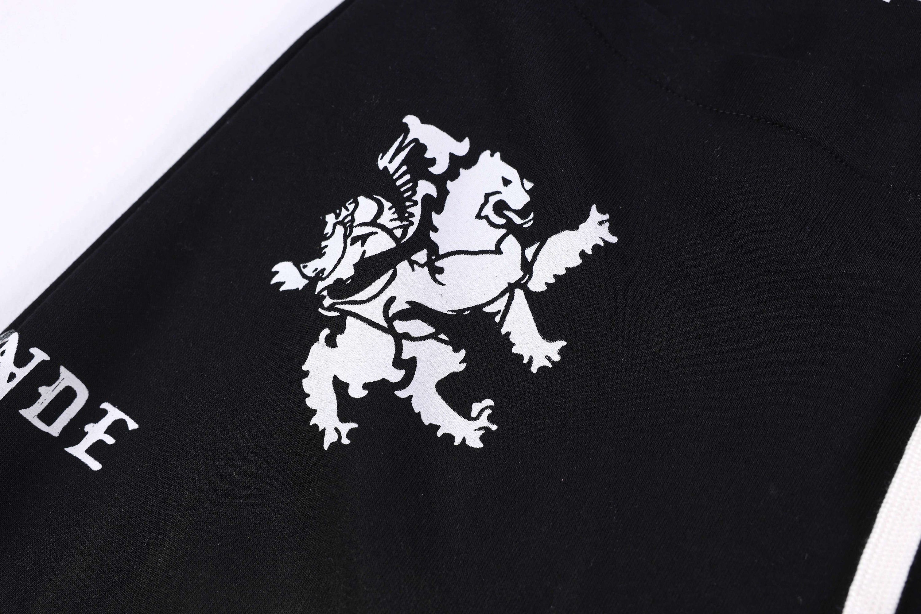 Omirad Gothic Script Wide-Leg Sweatpants | Streetwear