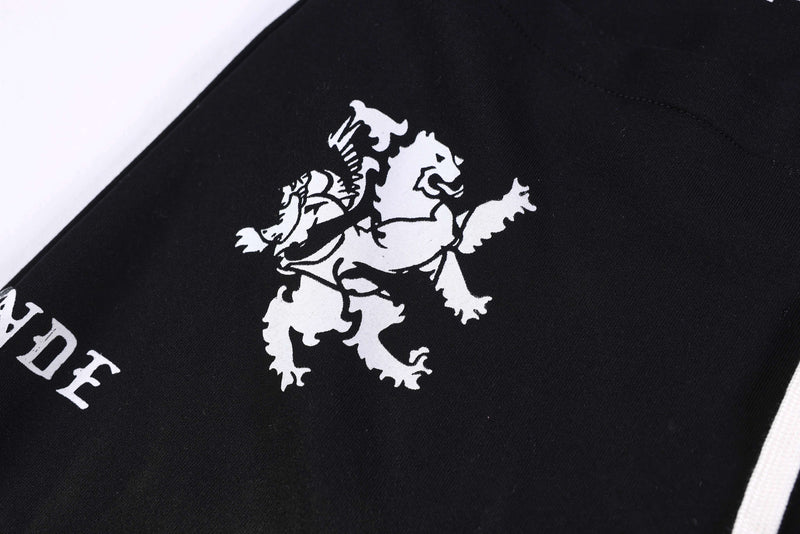 Omirad Gothic Script Wide-Leg Sweatpants | Streetwear