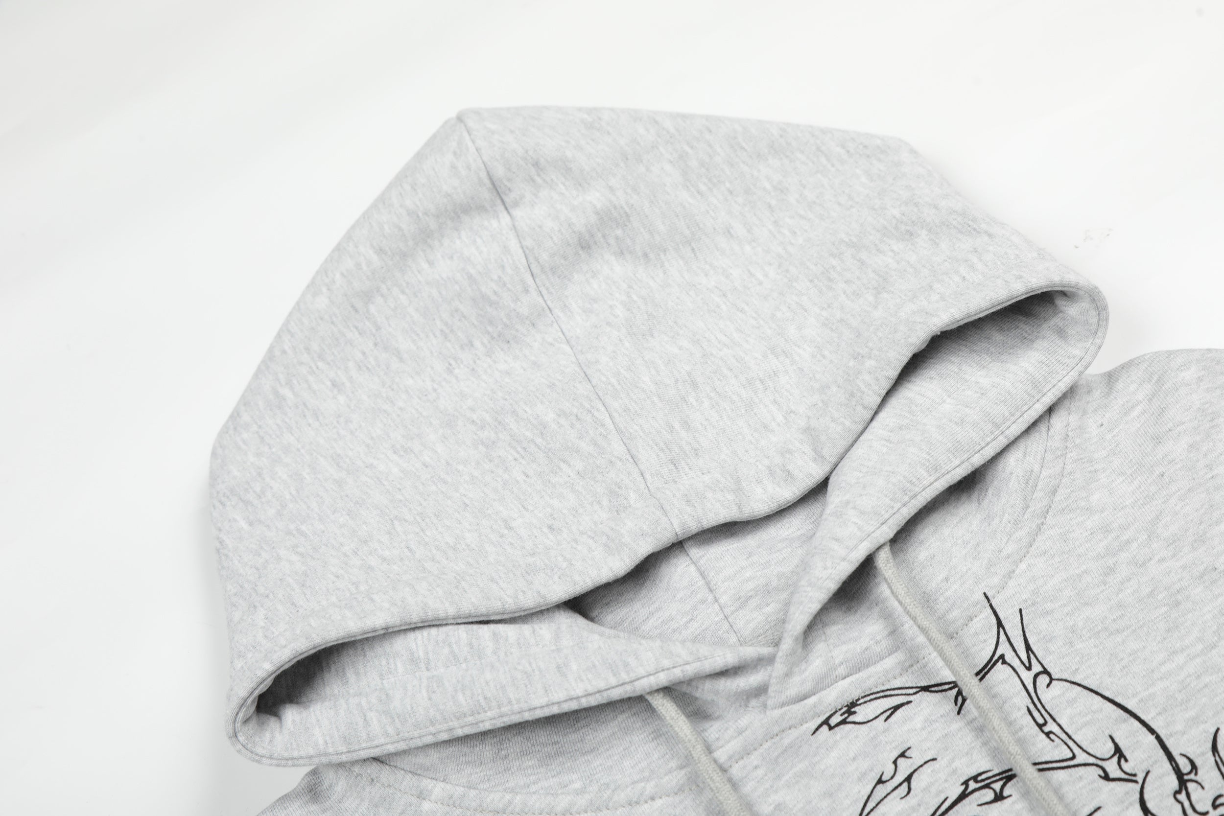 Gothic Cross Graphic Oversized Hoodie | Streetwear Pullover