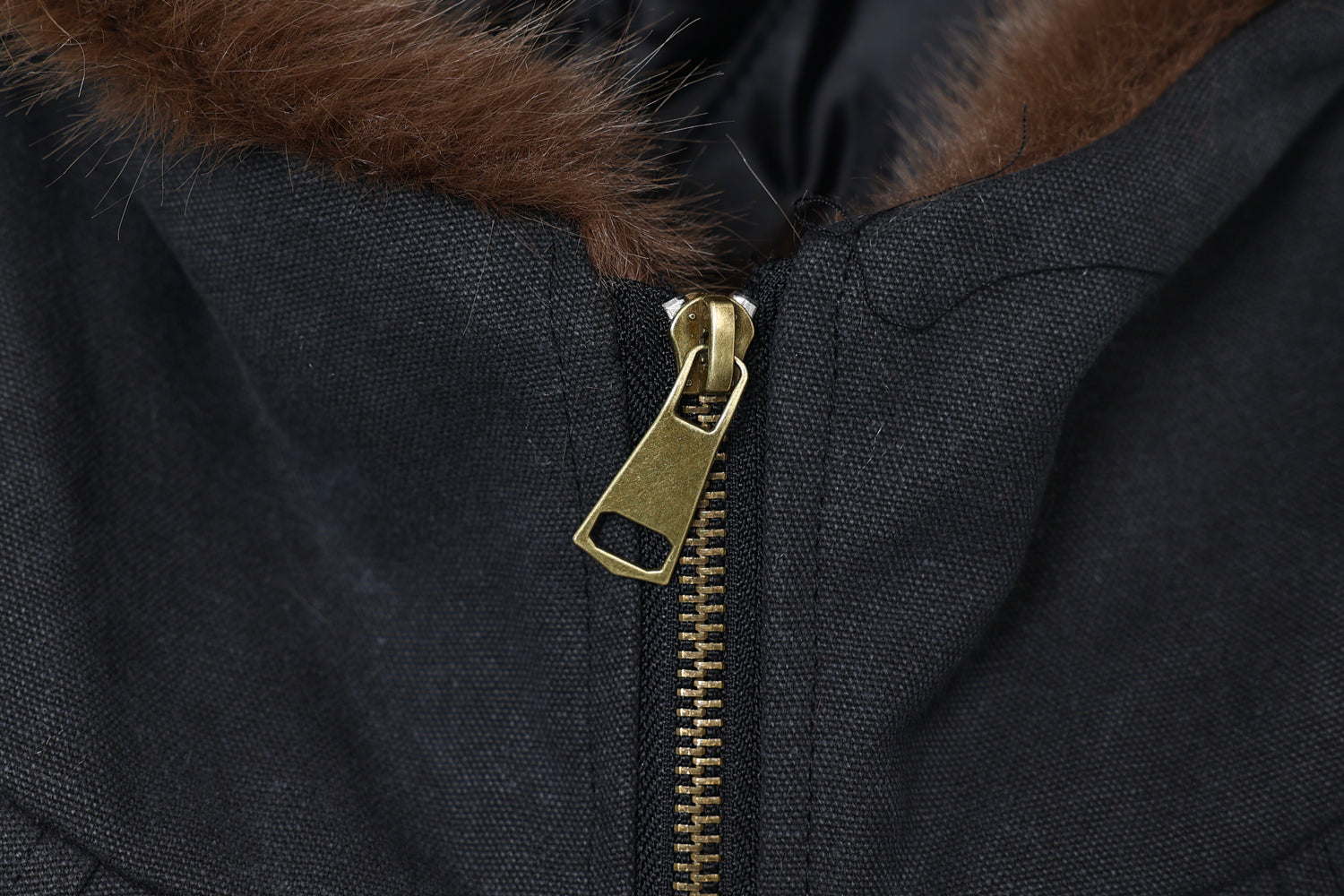 Omirad Vintage Hooded Cropped Cotton Bomber Jacket
