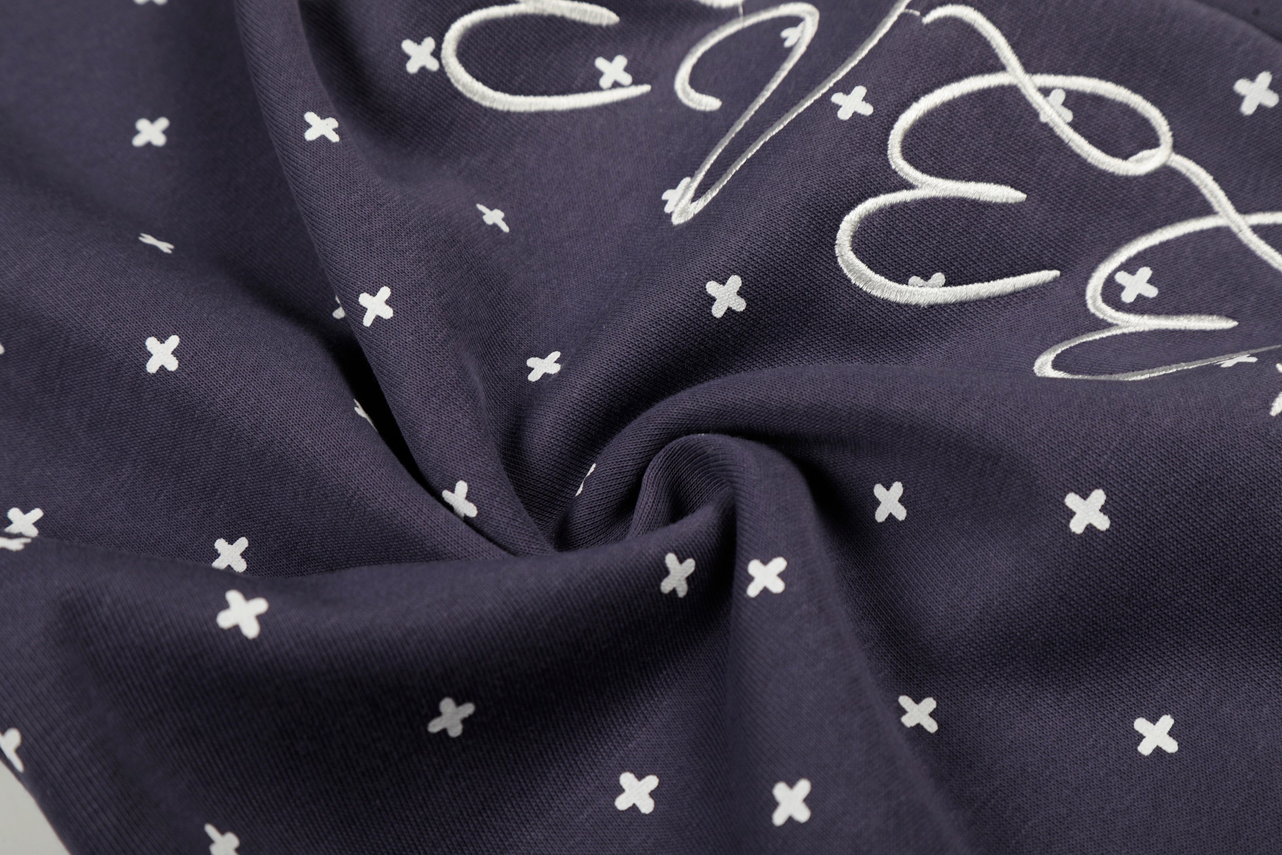 Star Print Wide-Leg Sweatpants with Plush Star Charm