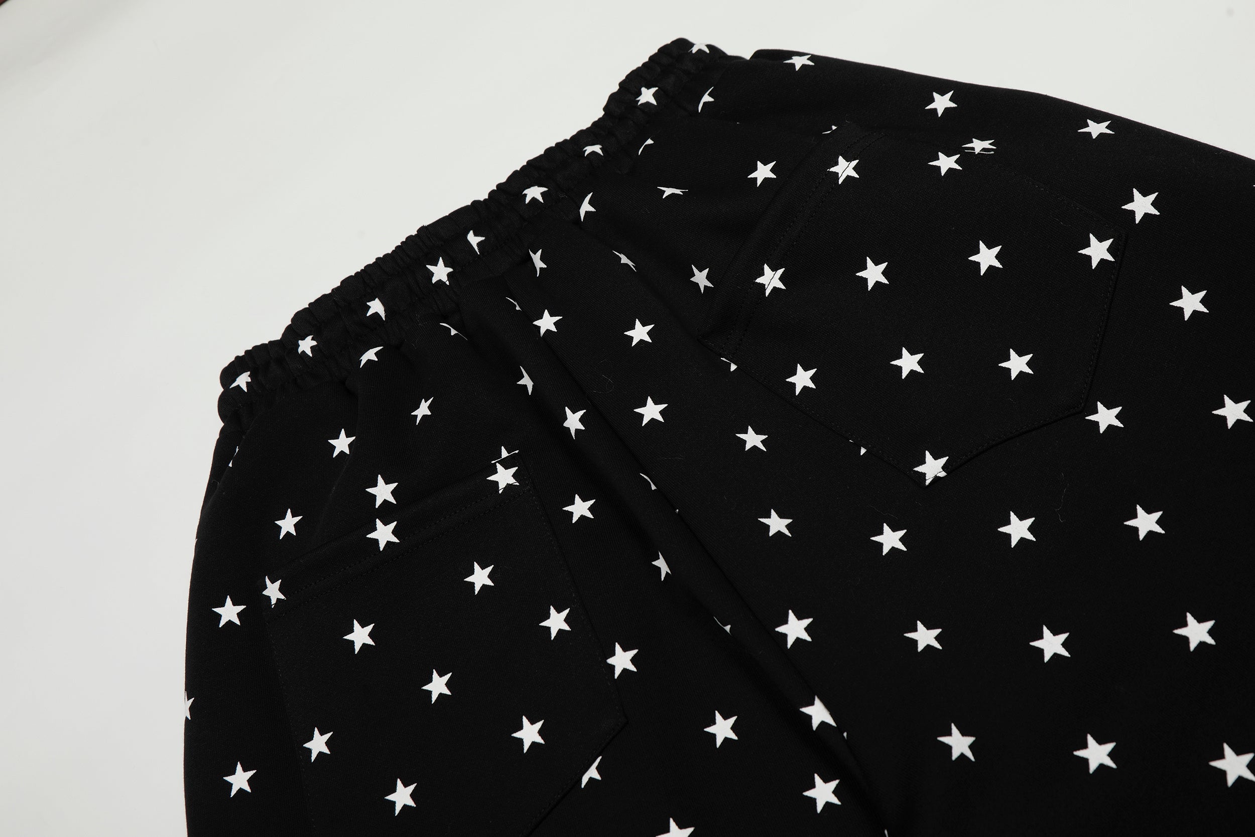 All-Over Star Print Wide-Leg Pants | Y2K Street Style