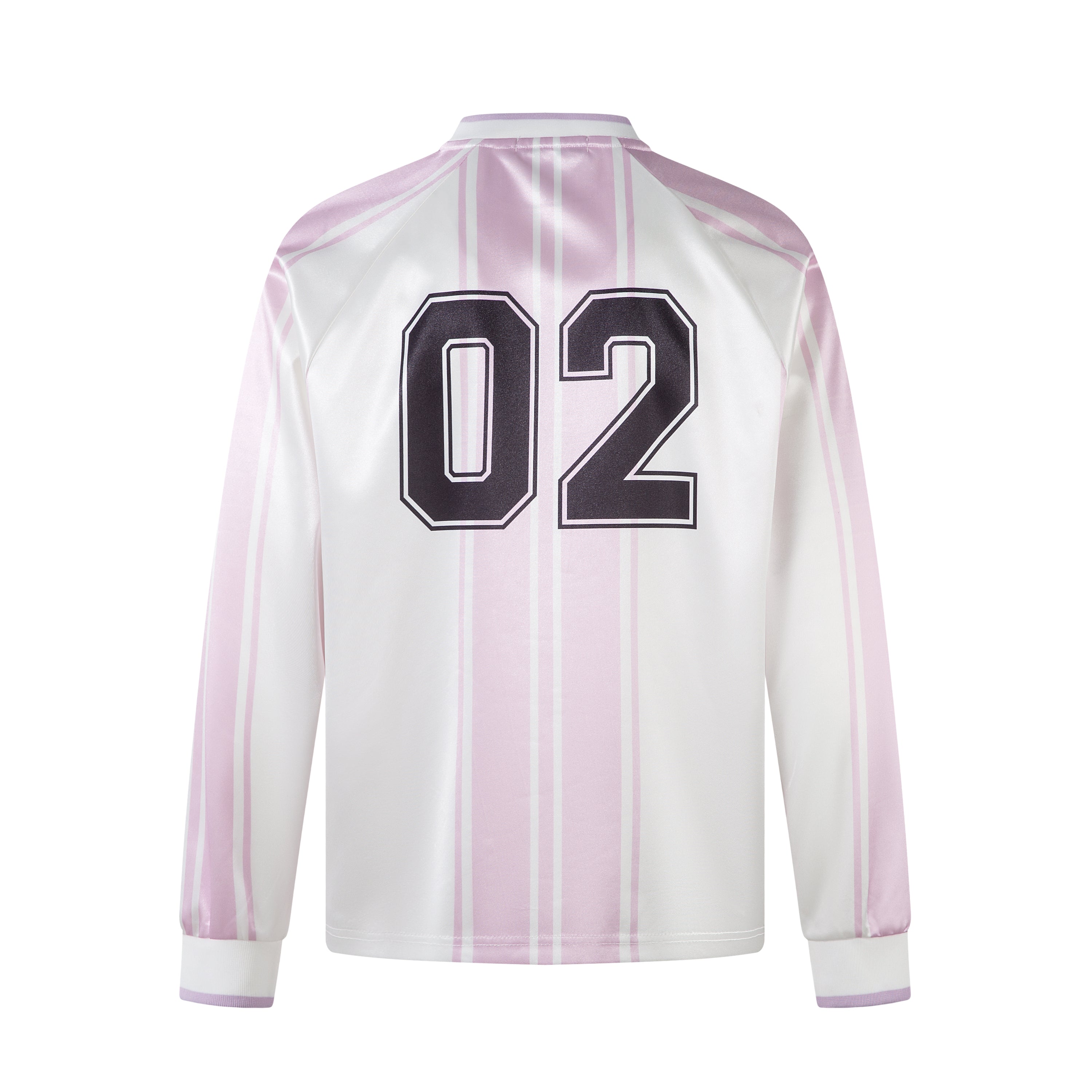 Chill Vibes Only 02 Retro Stripe Long Sleeve Jersey Top