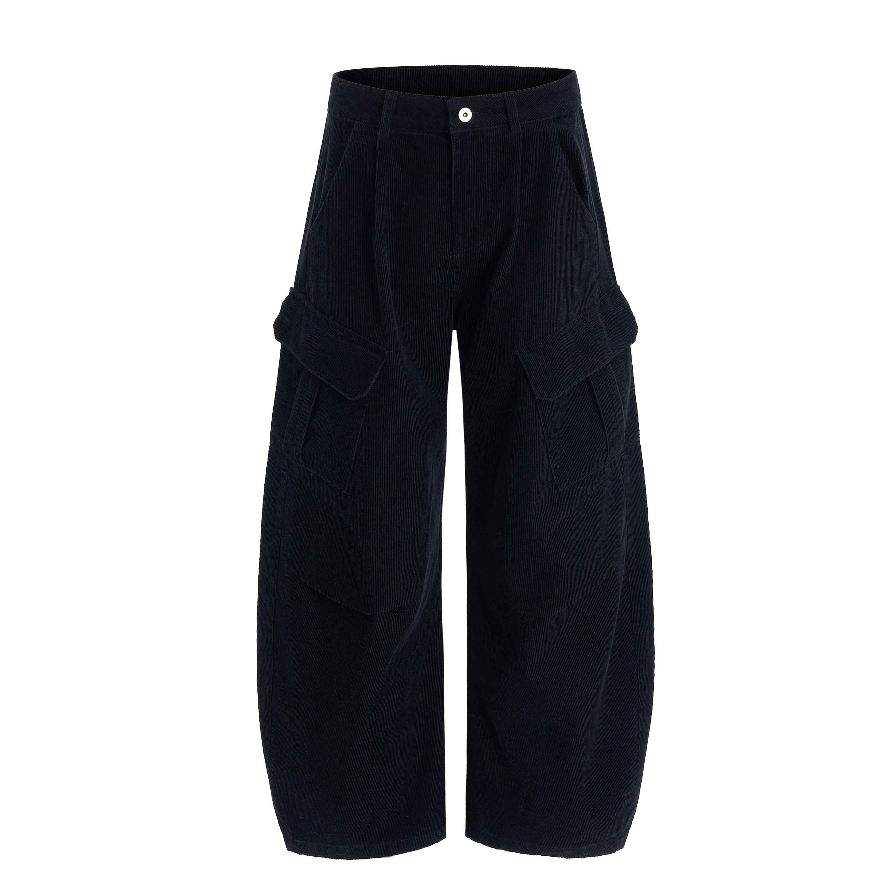 Omirad Corduroy Cargo Wide-Leg Pants | Streetwear Trousers