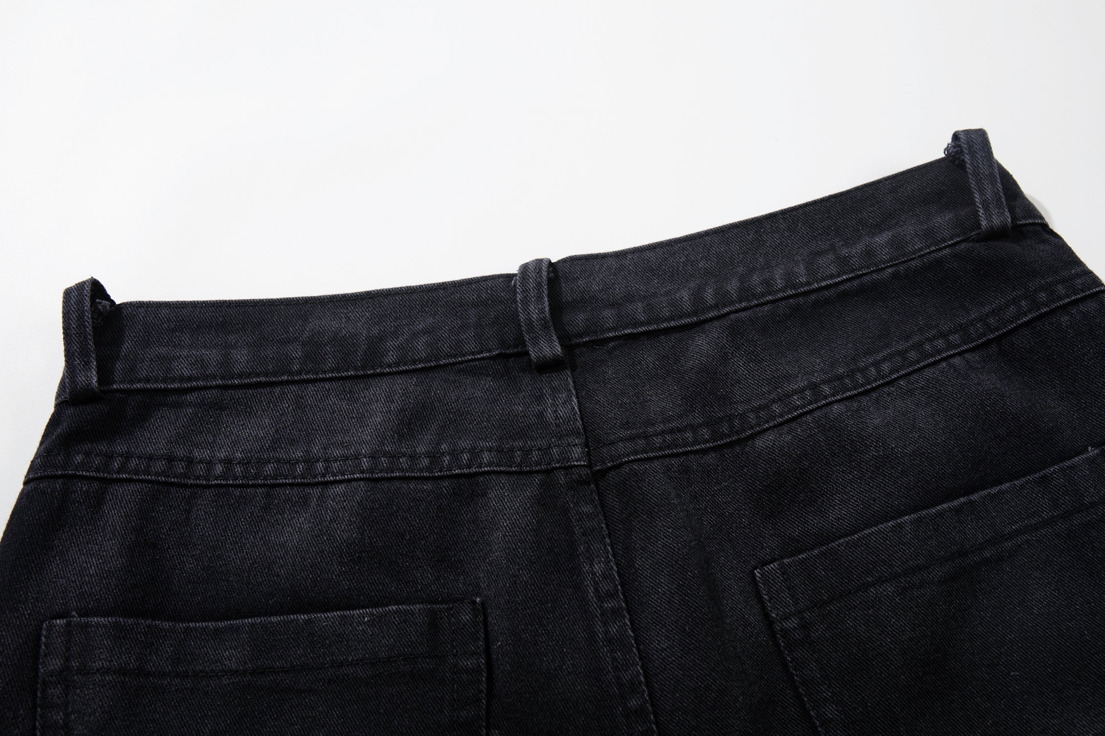 Shadow Camo Wide-Leg Jeans | Dark Streetwear Denim