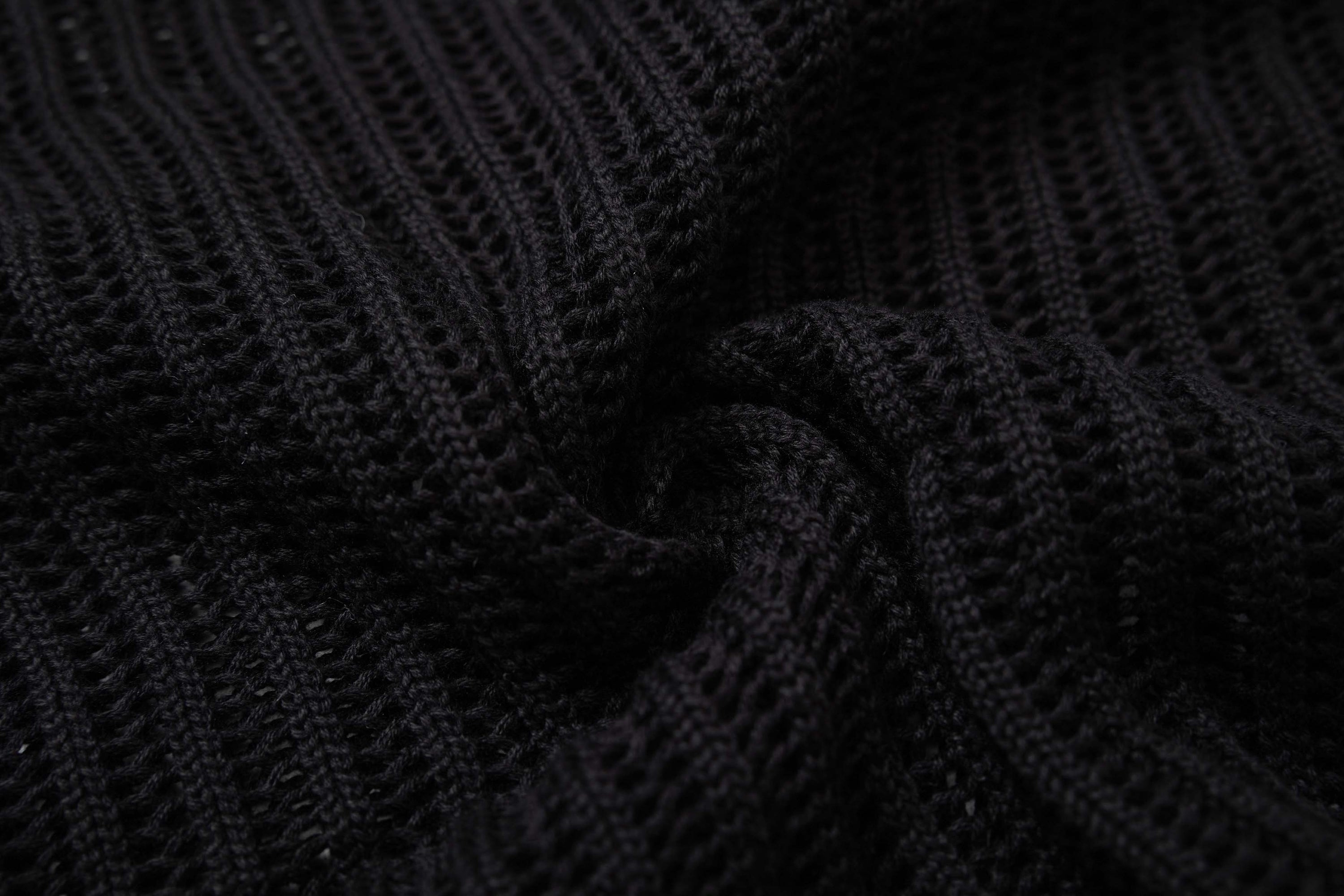 Omirad Open-Knit Star Shirt | Short-Sleeve Button-Up